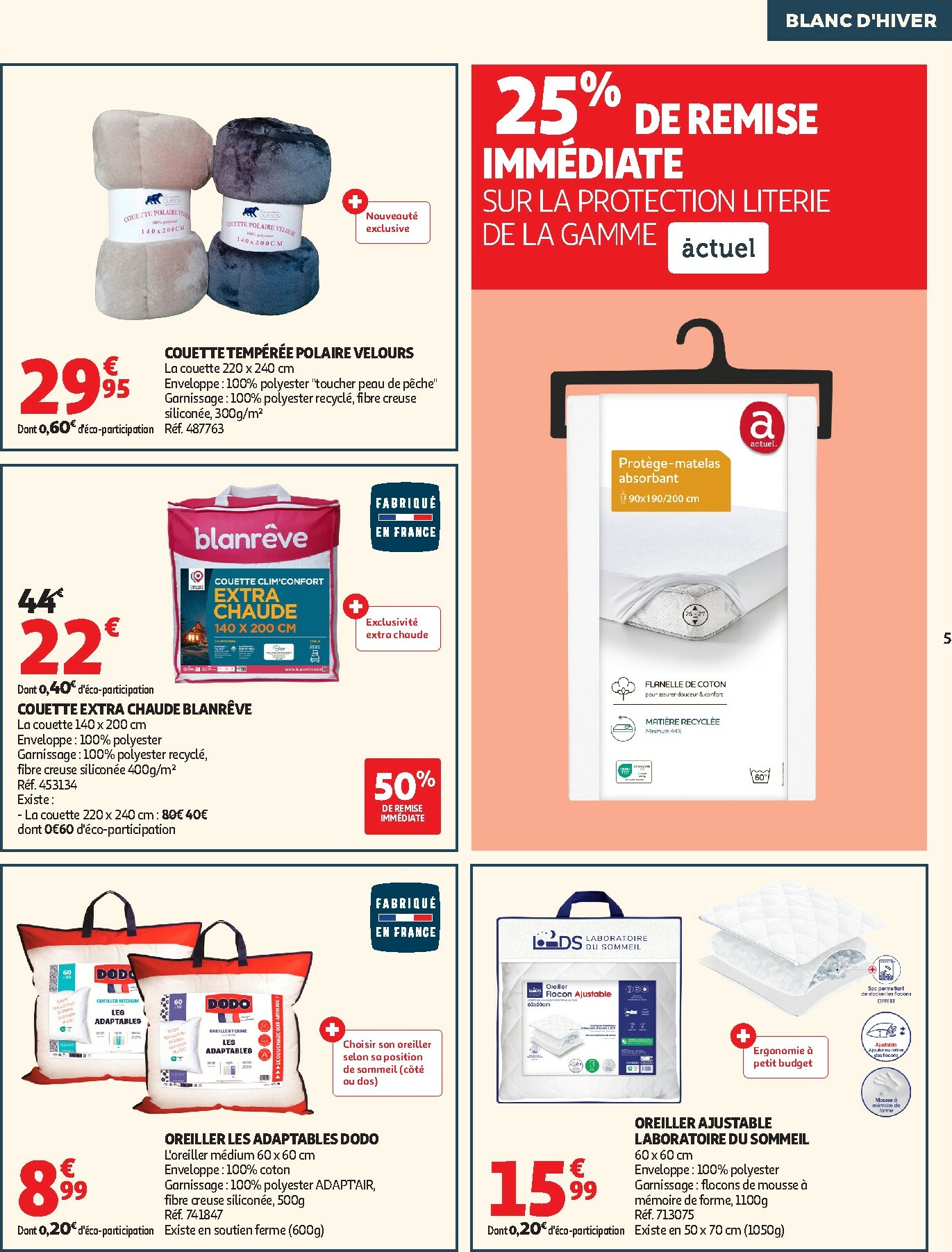 auchan - De Auchan - Blanc d'hiver supermarché folder geldig vanaf 26/12 t/m 06/01 - page: 5