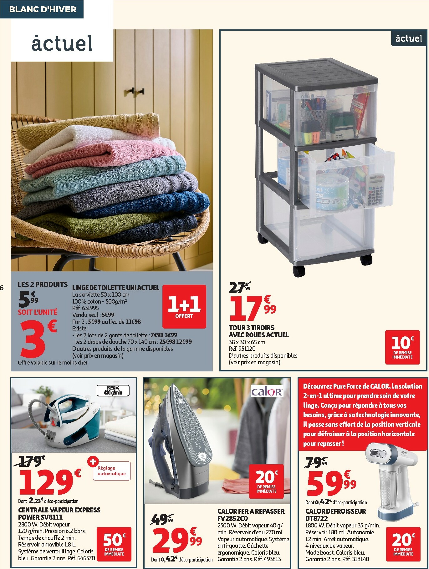 auchan - De Auchan - Blanc d'hiver supermarché folder geldig vanaf 26/12 t/m 06/01 - page: 6