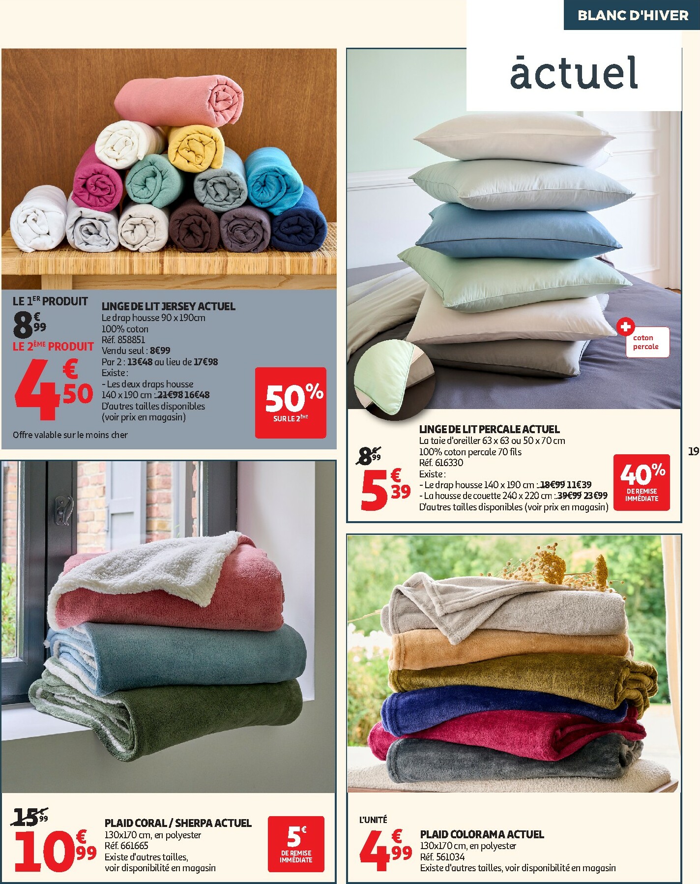 auchan - De Auchan - Blanc d'hiver folder geldig vanaf 26/12 t/m 06/01 - page: 19