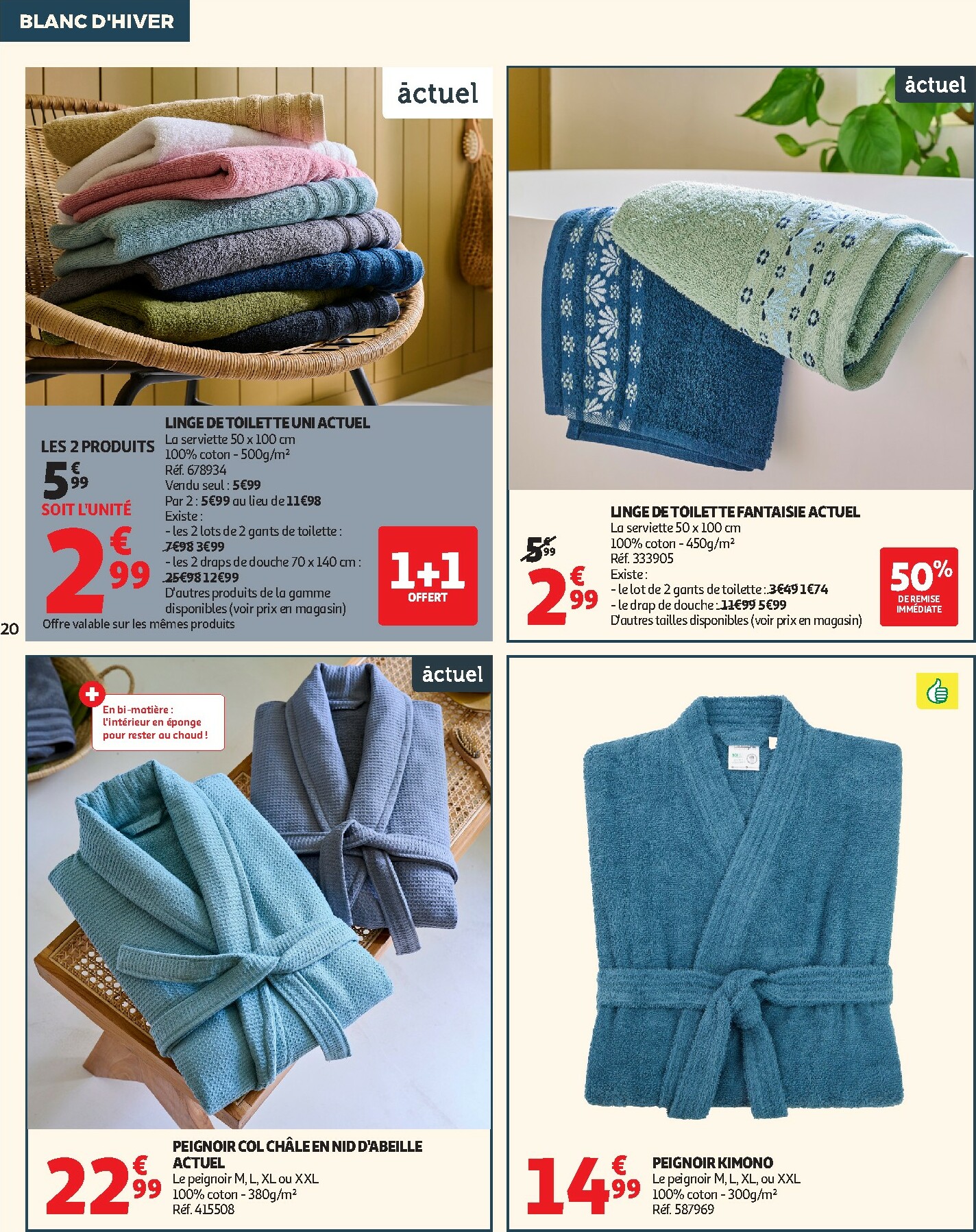 auchan - De Auchan - Blanc d'hiver folder geldig vanaf 26/12 t/m 06/01 - page: 20