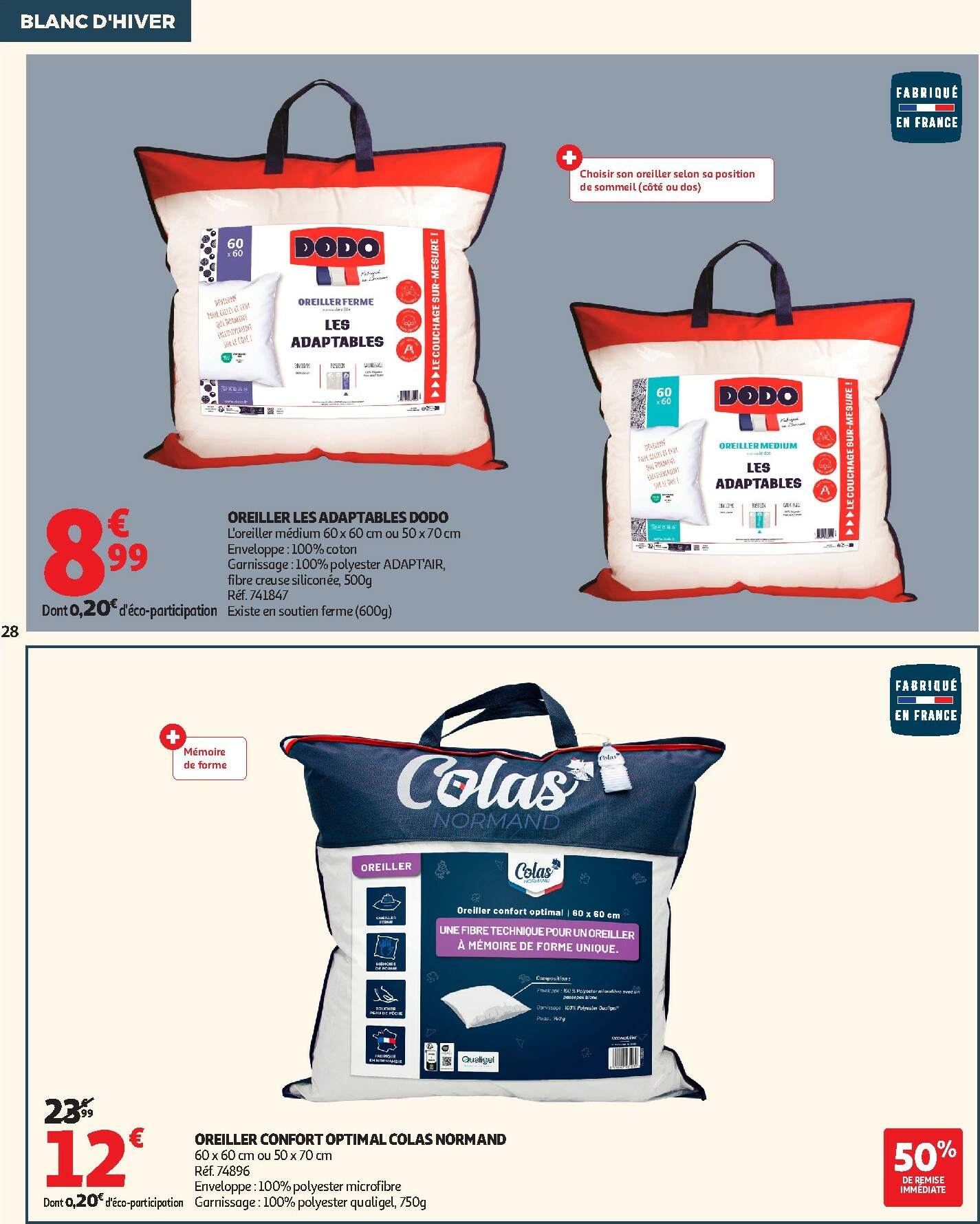 auchan - De Auchan - Blanc d'hiver folder geldig vanaf 26/12 t/m 06/01 - page: 28