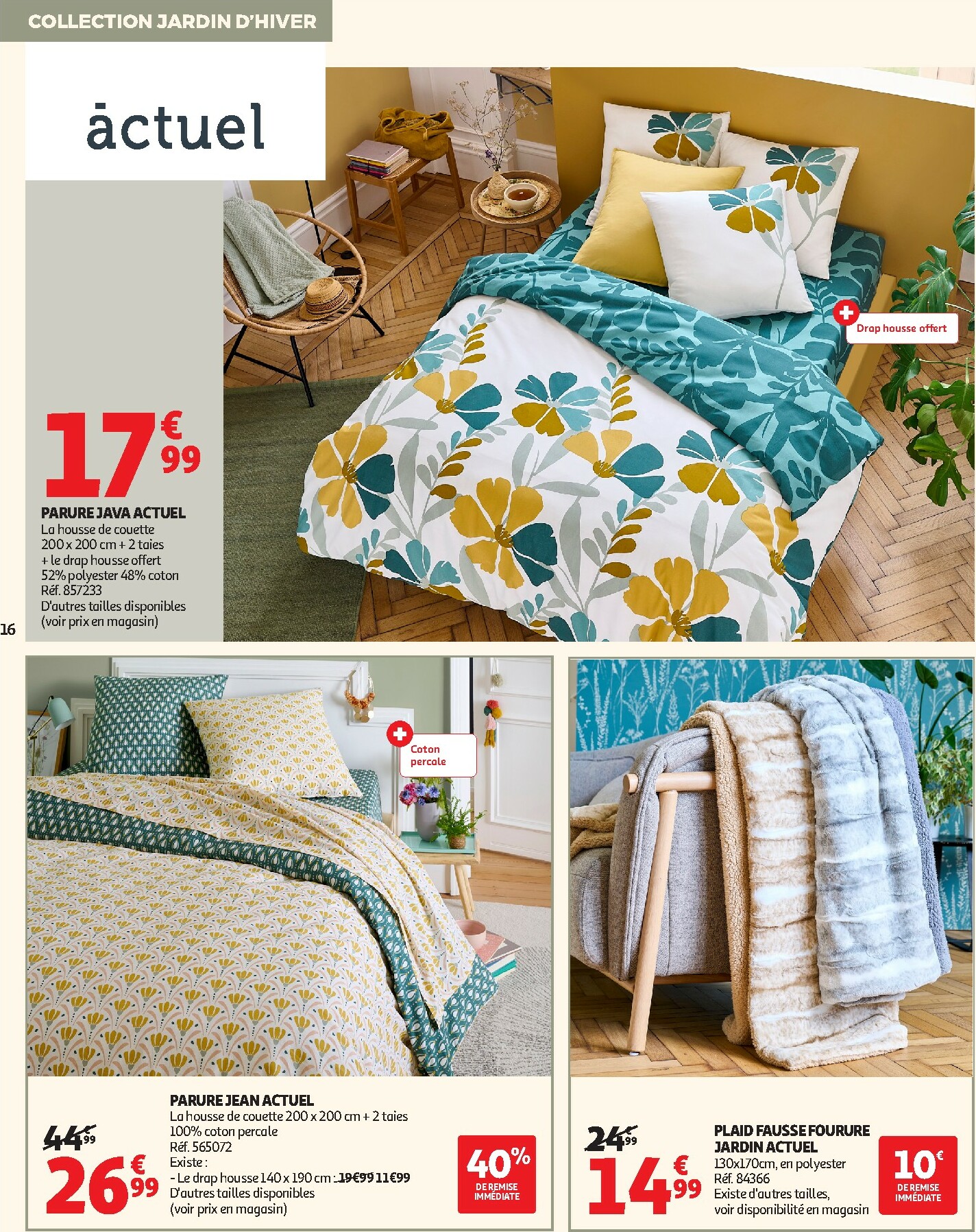 auchan - De Auchan - Blanc d'hiver folder geldig vanaf 26/12 t/m 06/01 - page: 16