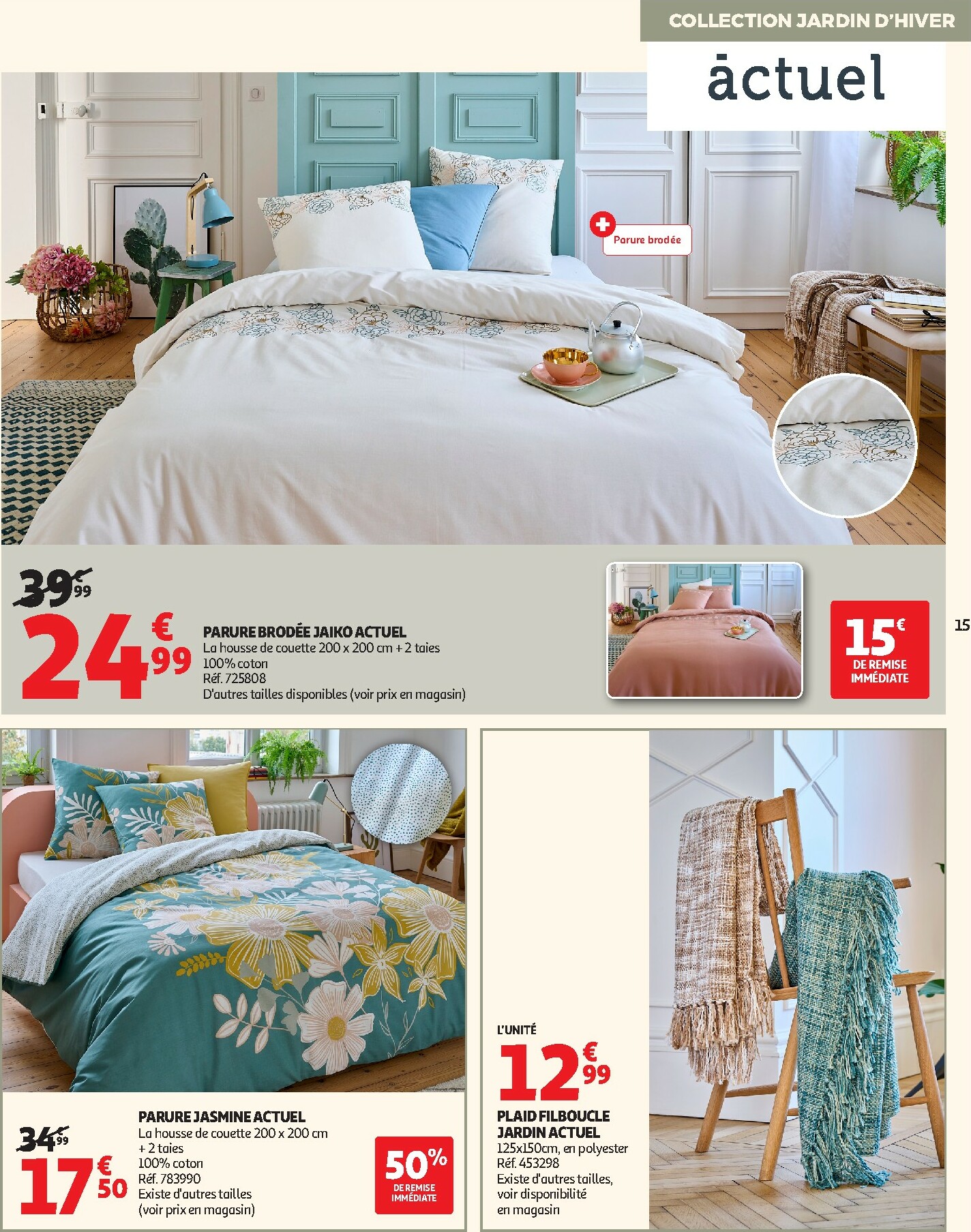 auchan - De Auchan - Blanc d'hiver folder geldig vanaf 26/12 t/m 06/01 - page: 15