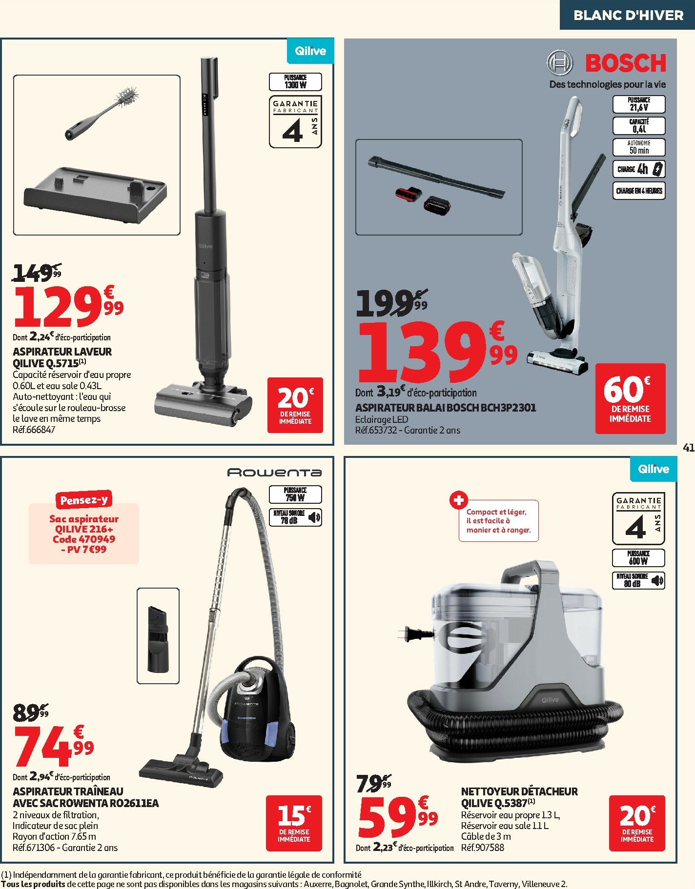 auchan - De Auchan - Blanc d'hiver folder geldig vanaf 26/12 t/m 06/01 - page: 41