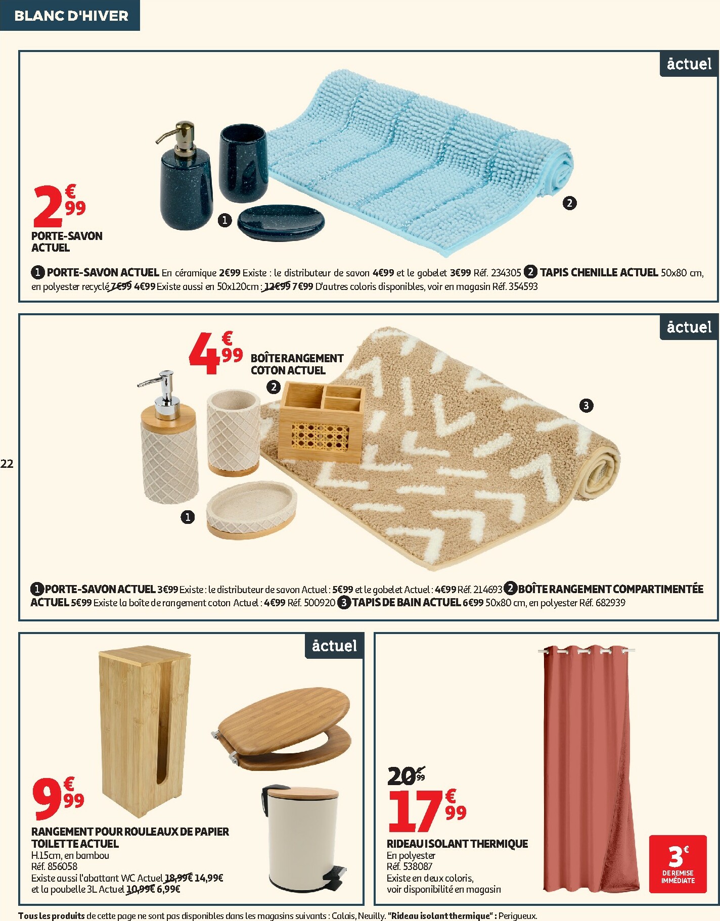 auchan - De Auchan - Blanc d'hiver folder geldig vanaf 26/12 t/m 06/01 - page: 22