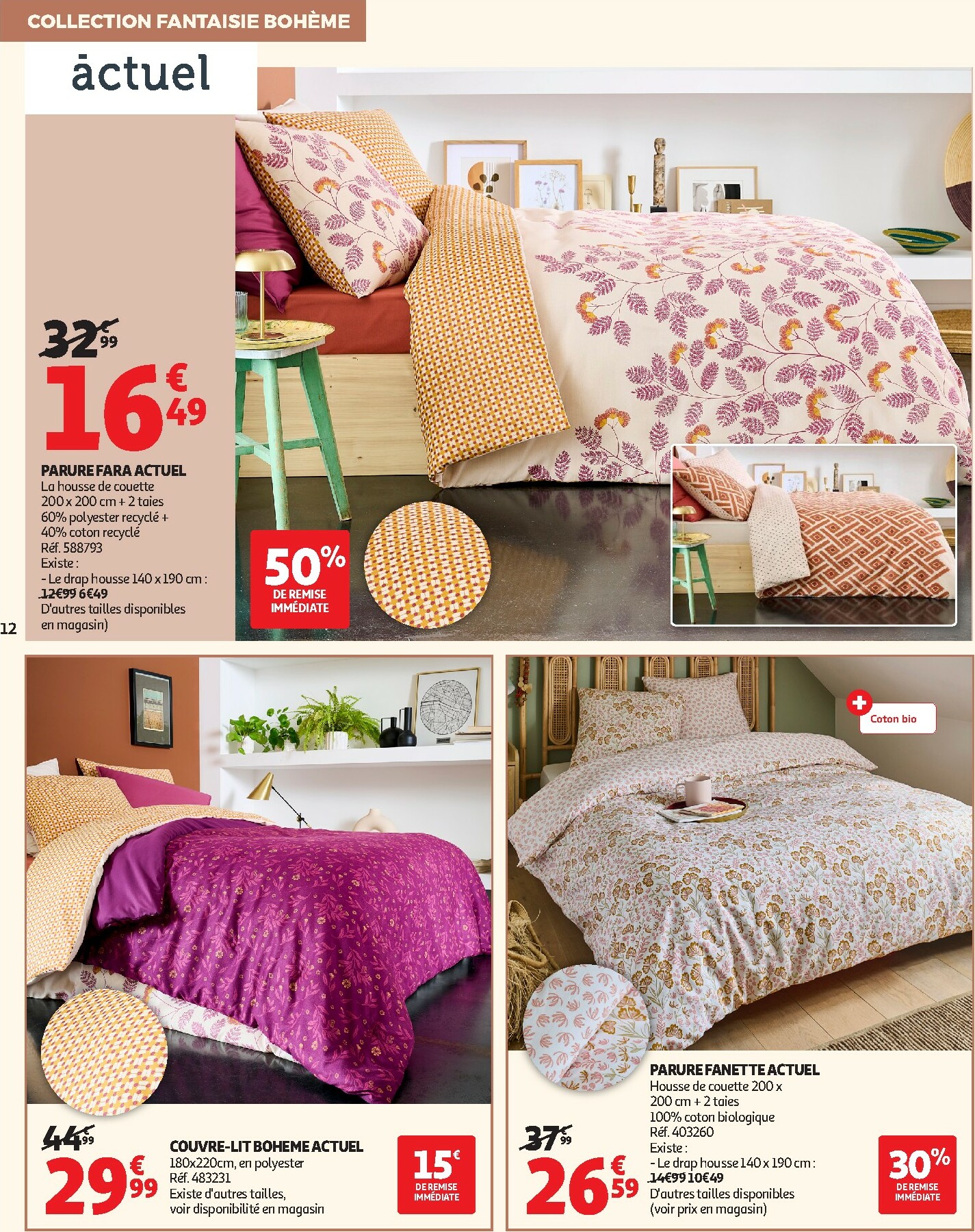 auchan - De Auchan - Blanc d'hiver folder geldig vanaf 26/12 t/m 06/01 - page: 12