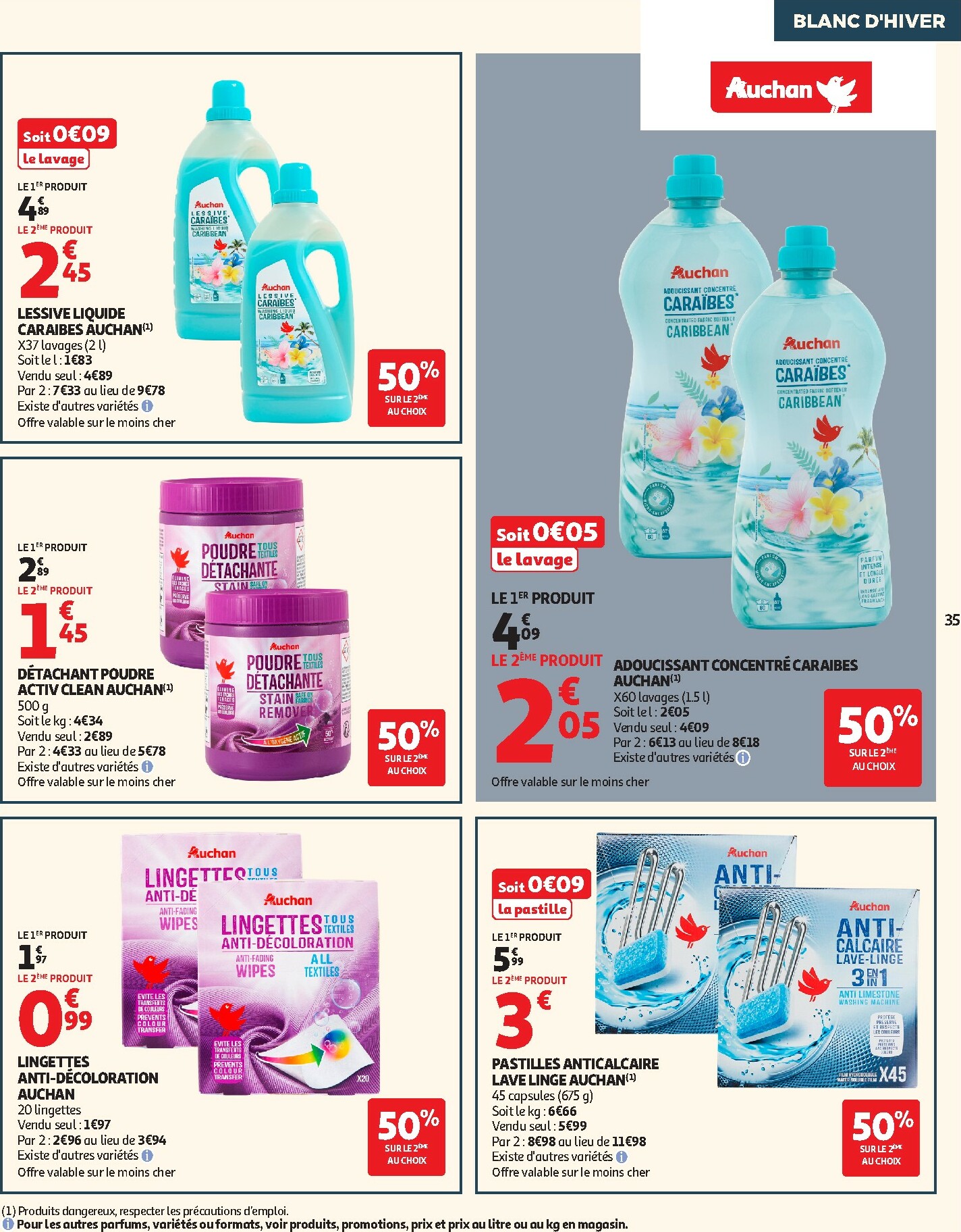 auchan - De Auchan - Blanc d'hiver folder geldig vanaf 26/12 t/m 06/01 - page: 35
