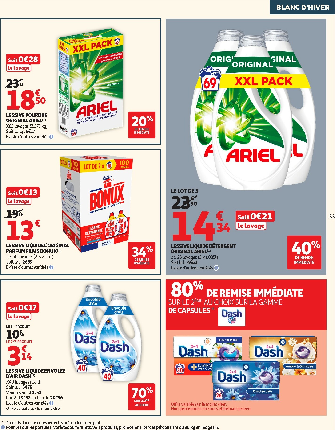 auchan - De Auchan - Blanc d'hiver folder geldig vanaf 26/12 t/m 06/01 - page: 33