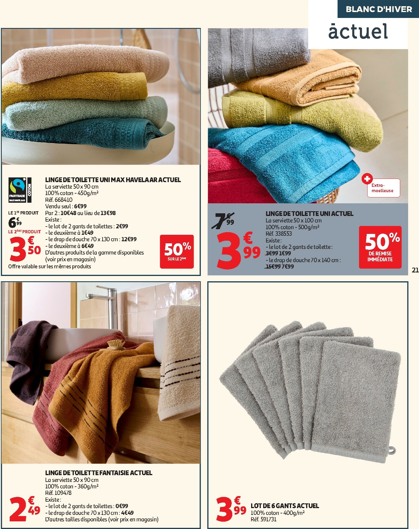 auchan - De Auchan - Blanc d'hiver folder geldig vanaf 26/12 t/m 06/01 - page: 21