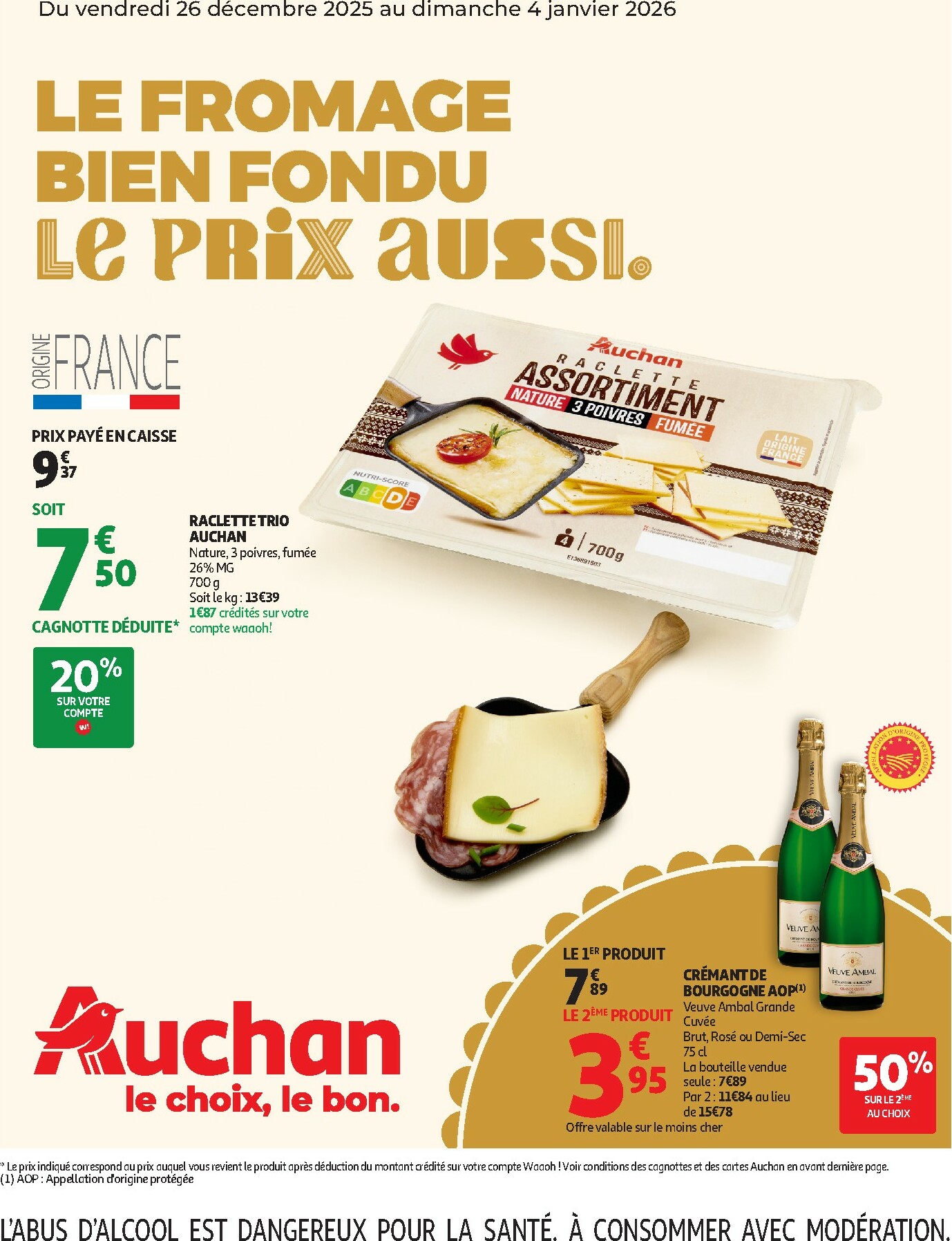 auchan - De Auchan - Tout pour le réveillon folder geldig vanaf 26/12 t/m 04/01