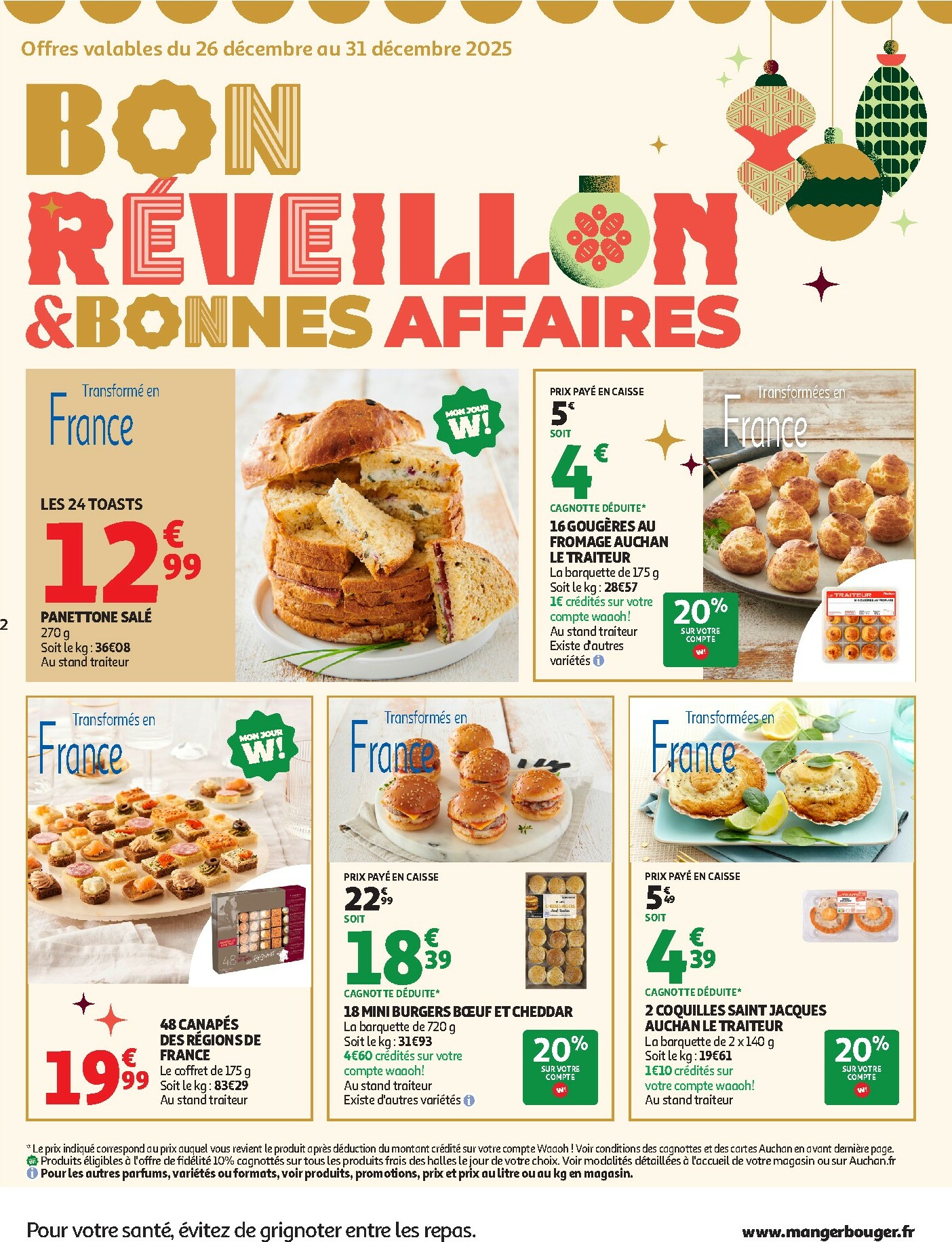 auchan - De Auchan - Tout pour le réveillon folder geldig vanaf 26/12 t/m 04/01 - page: 2