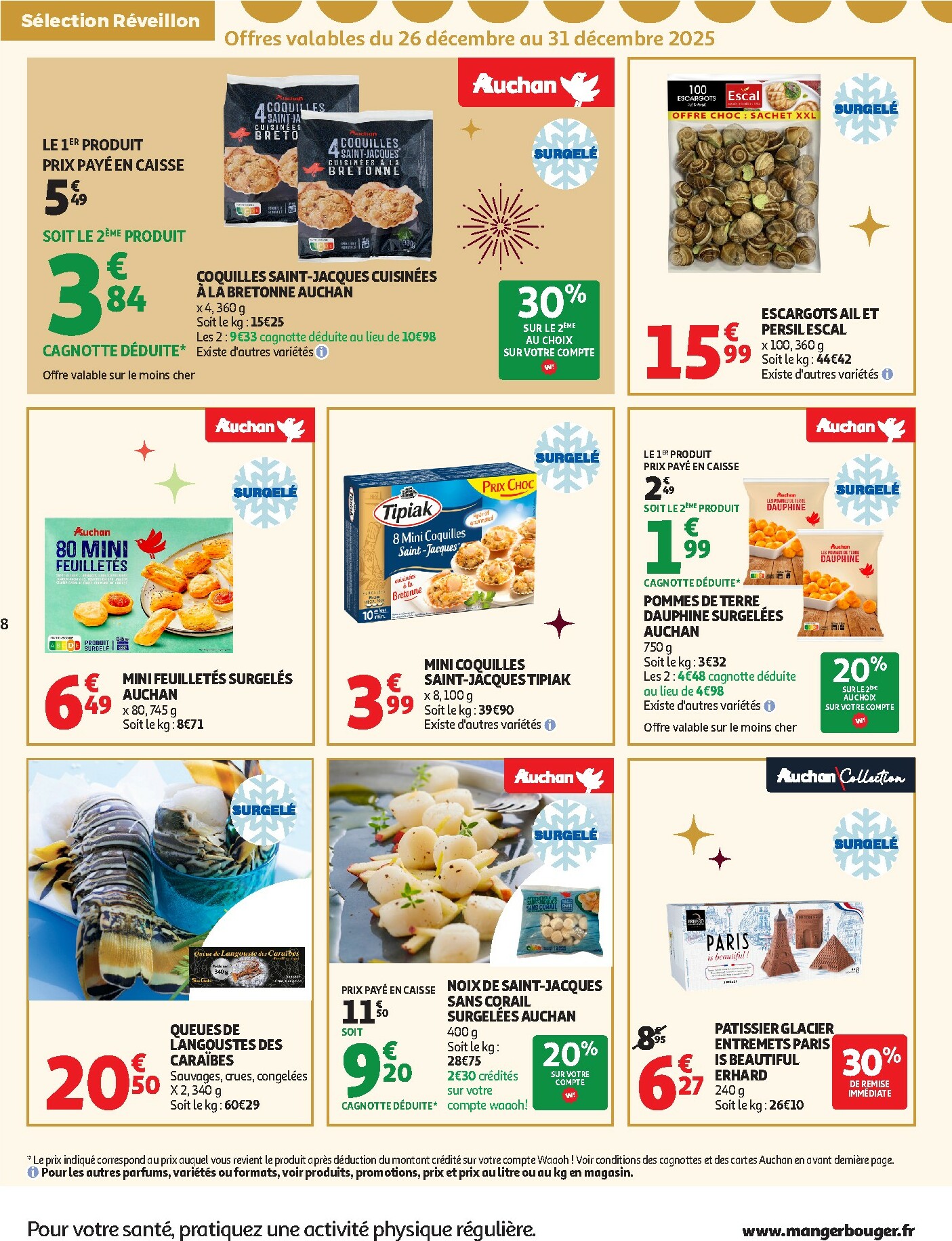 auchan - De Auchan - Tout pour le réveillon folder geldig vanaf 26/12 t/m 04/01 - page: 8