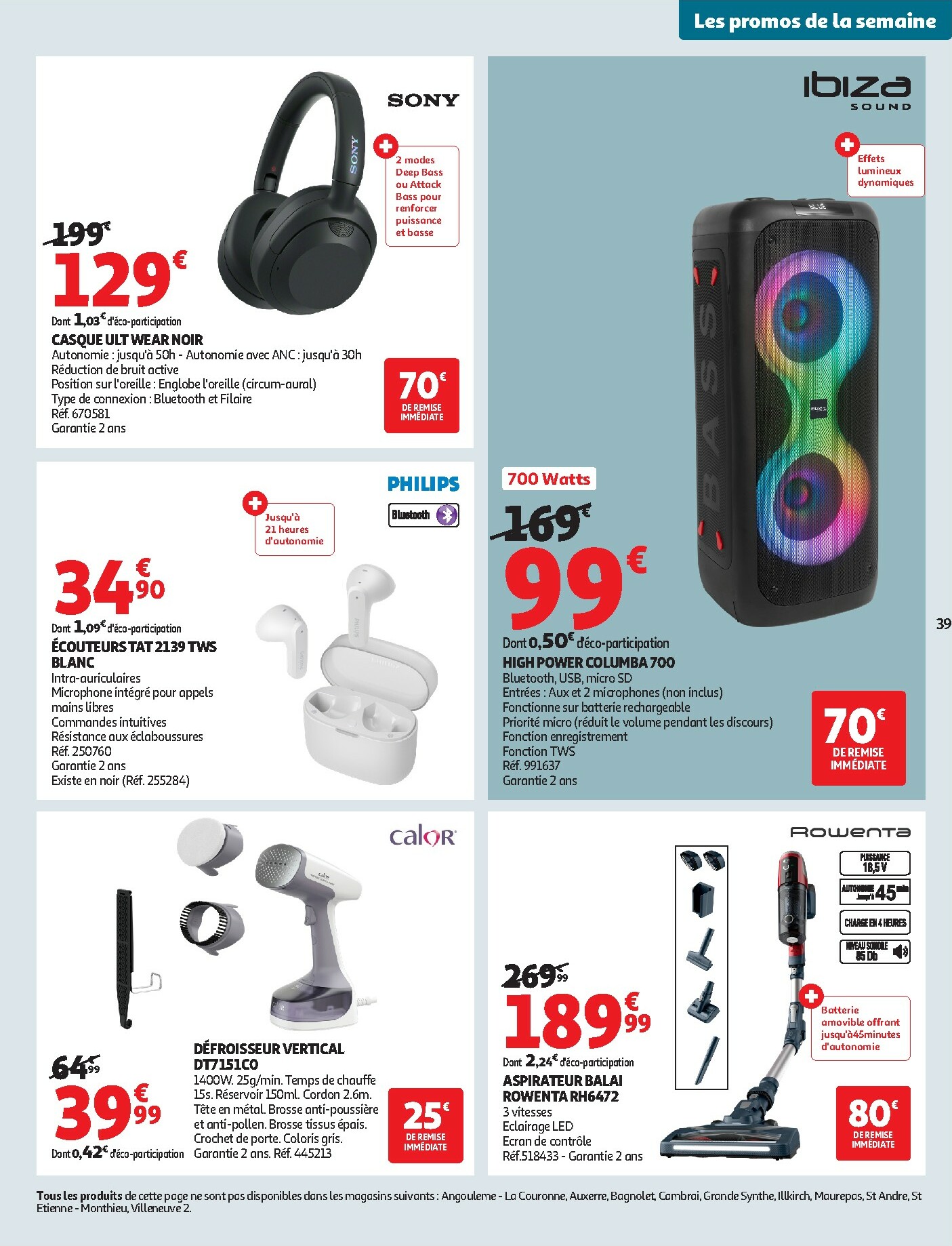 auchan - De Auchan - Tout pour le réveillon folder geldig vanaf 26/12 t/m 04/01 - page: 39
