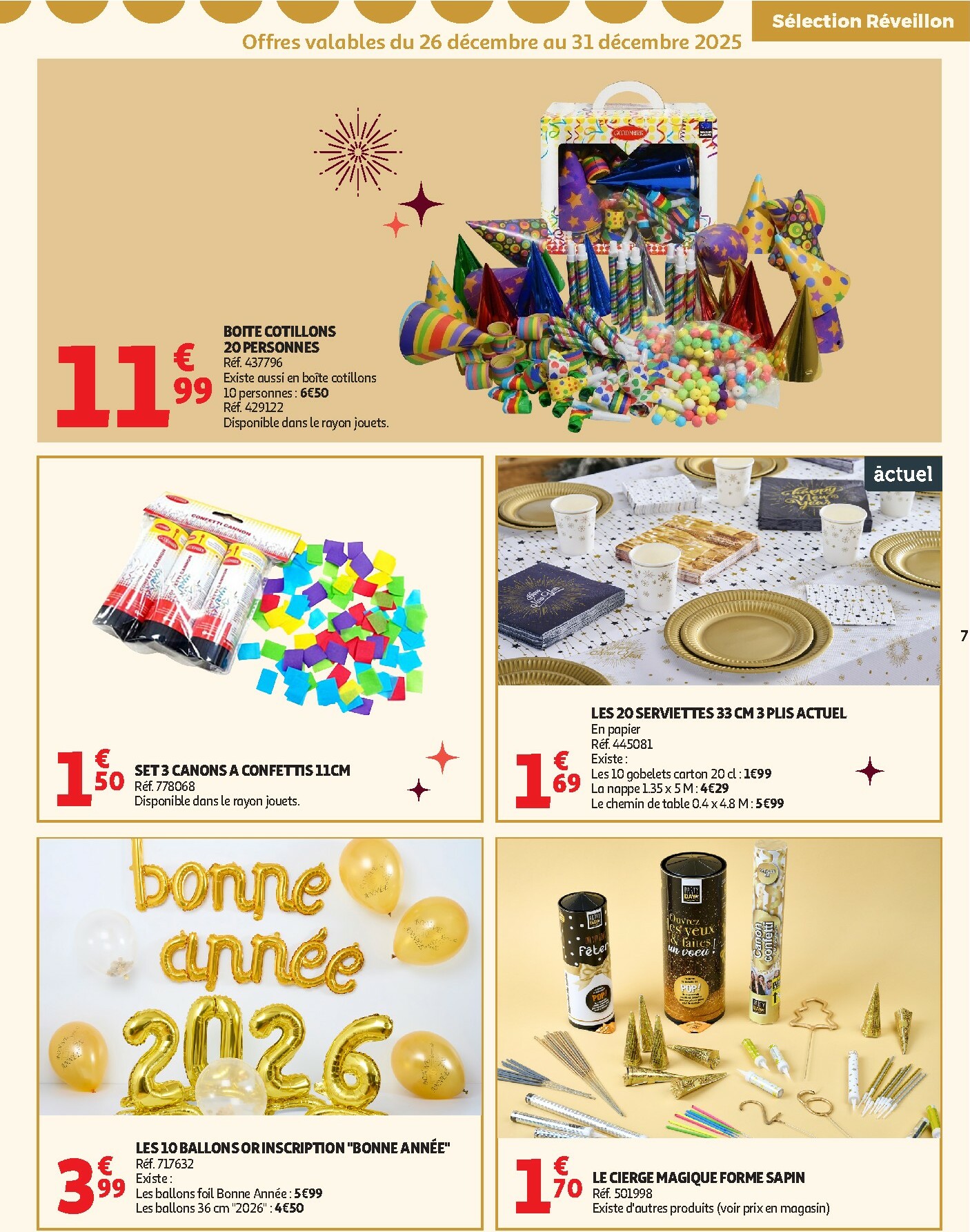 auchan - De Auchan - Tout pour le réveillon folder geldig vanaf 26/12 t/m 04/01 - page: 7