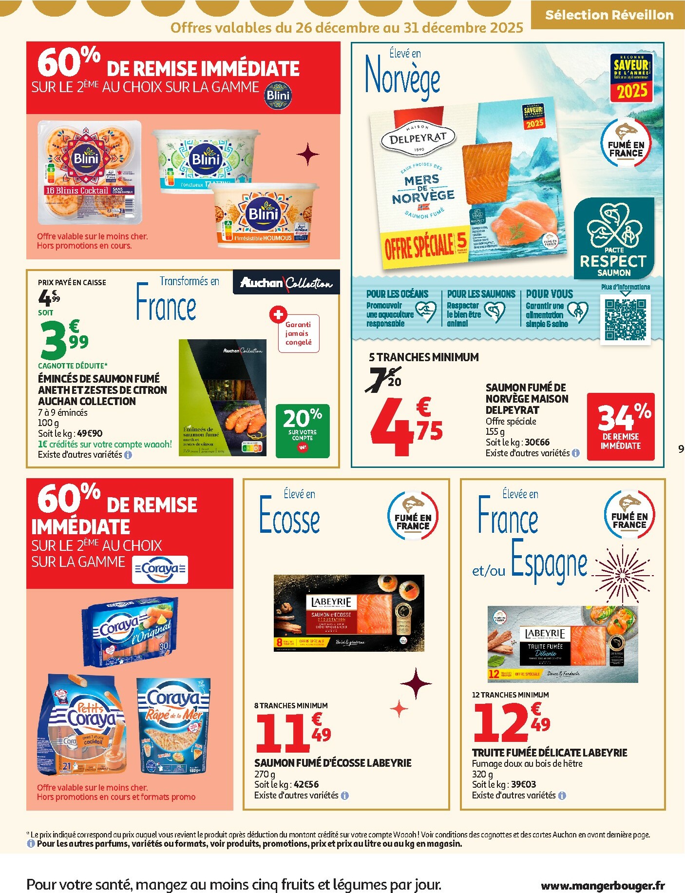 auchan - De Auchan - Tout pour le réveillon folder geldig vanaf 26/12 t/m 04/01 - page: 9
