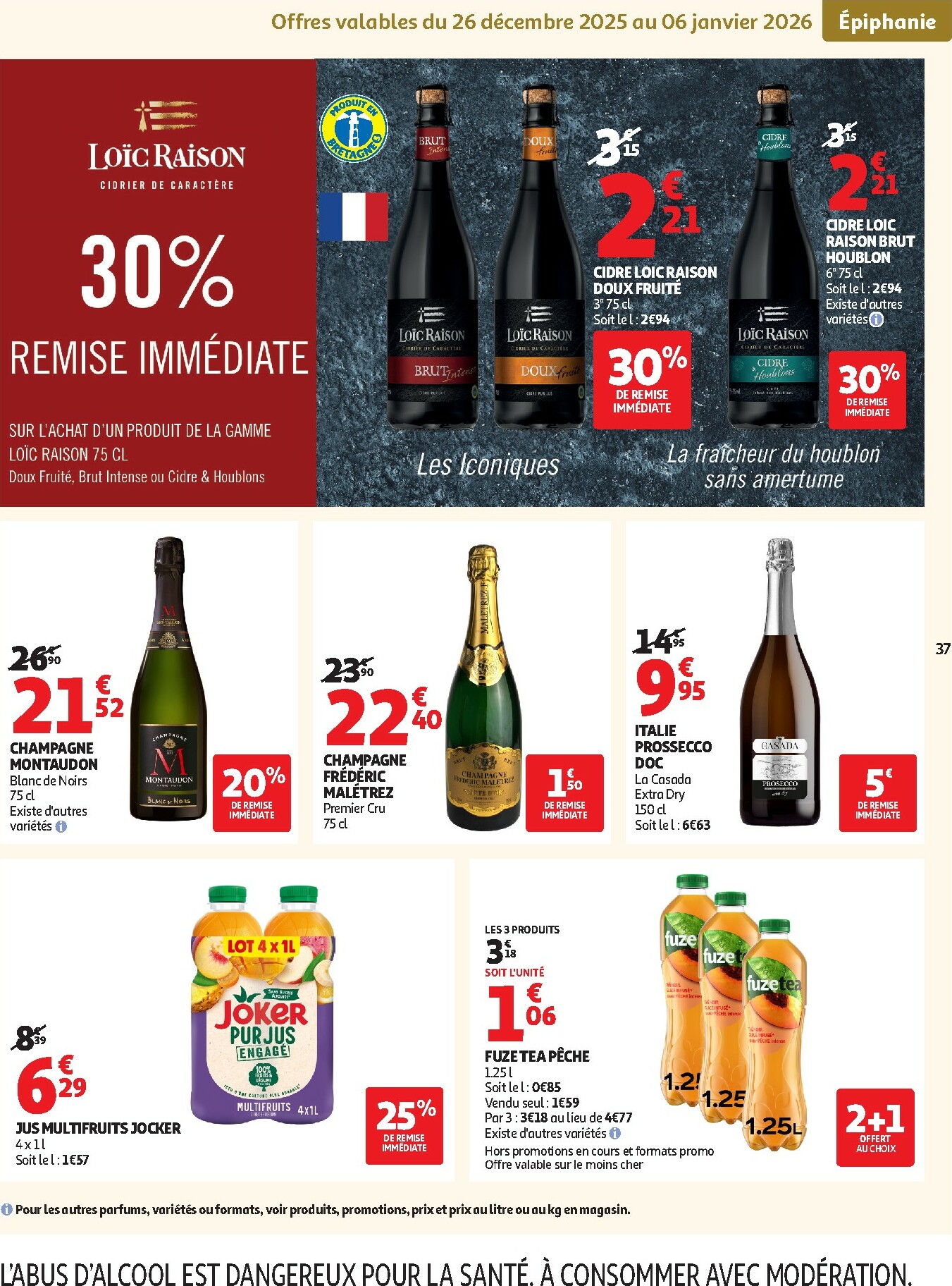 auchan - De Auchan - Tout pour le réveillon folder geldig vanaf 26/12 t/m 04/01 - page: 37