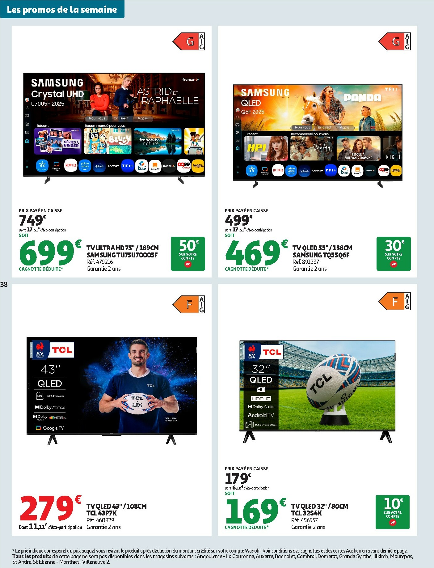 auchan - De Auchan - Tout pour le réveillon folder geldig vanaf 26/12 t/m 04/01 - page: 38