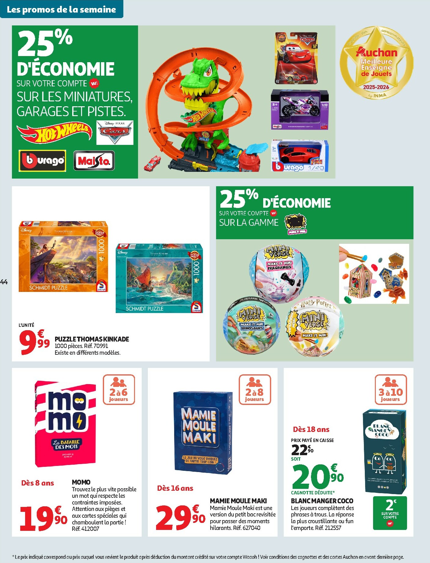 auchan - De Auchan - Tout pour le réveillon folder geldig vanaf 26/12 t/m 04/01 - page: 44