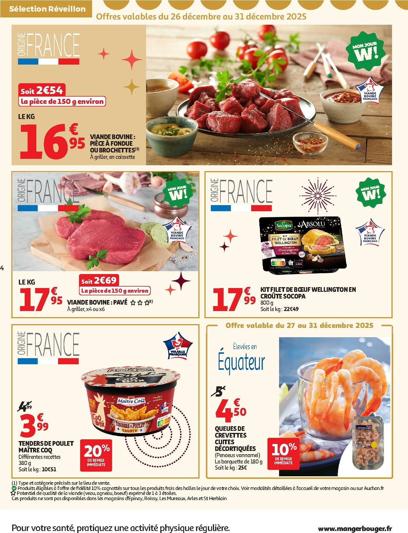 auchan - De Auchan - Tout pour le réveillon folder geldig vanaf 26/12 t/m 04/01 - page: 4