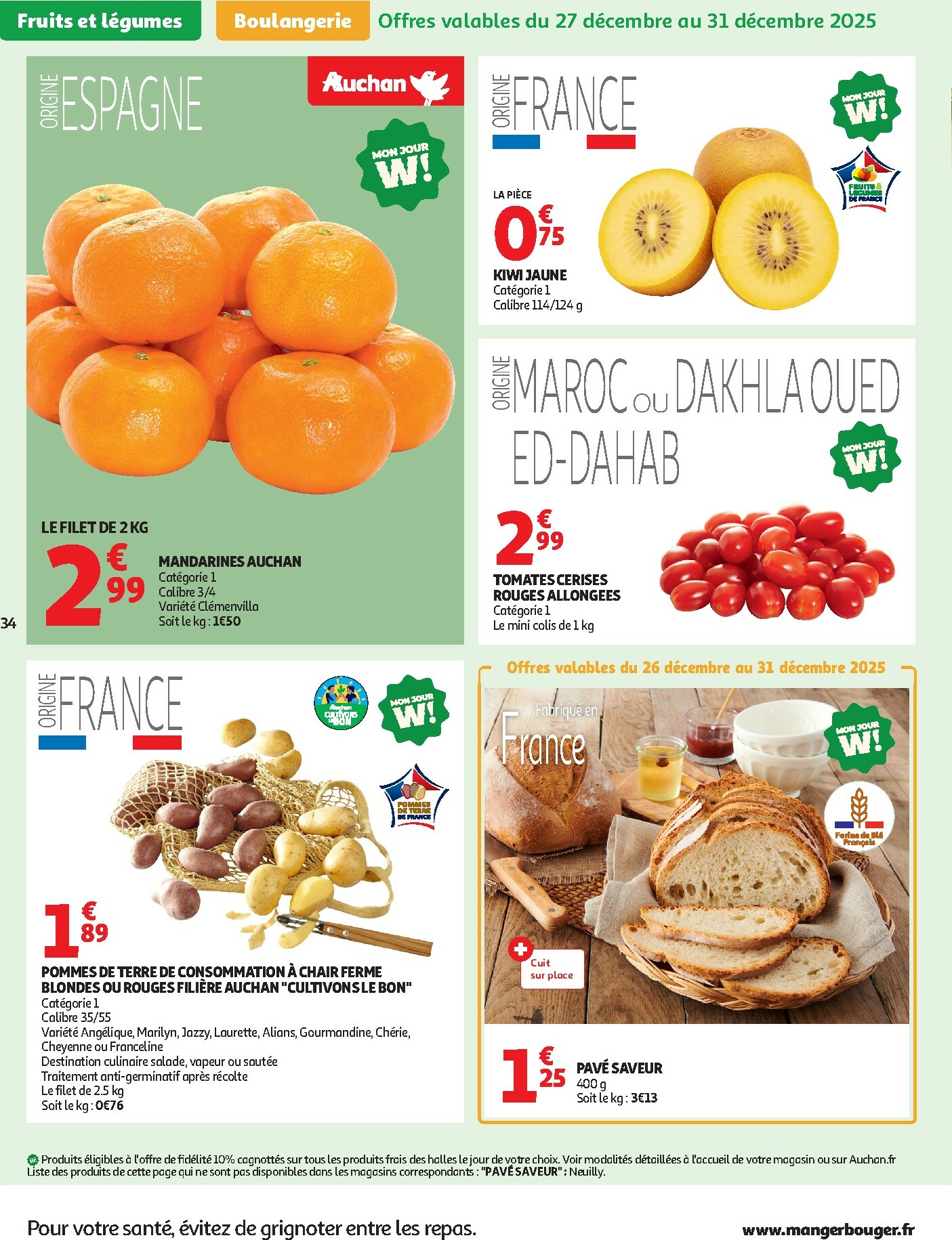 auchan - De Auchan - Tout pour le réveillon folder geldig vanaf 26/12 t/m 04/01 - page: 34