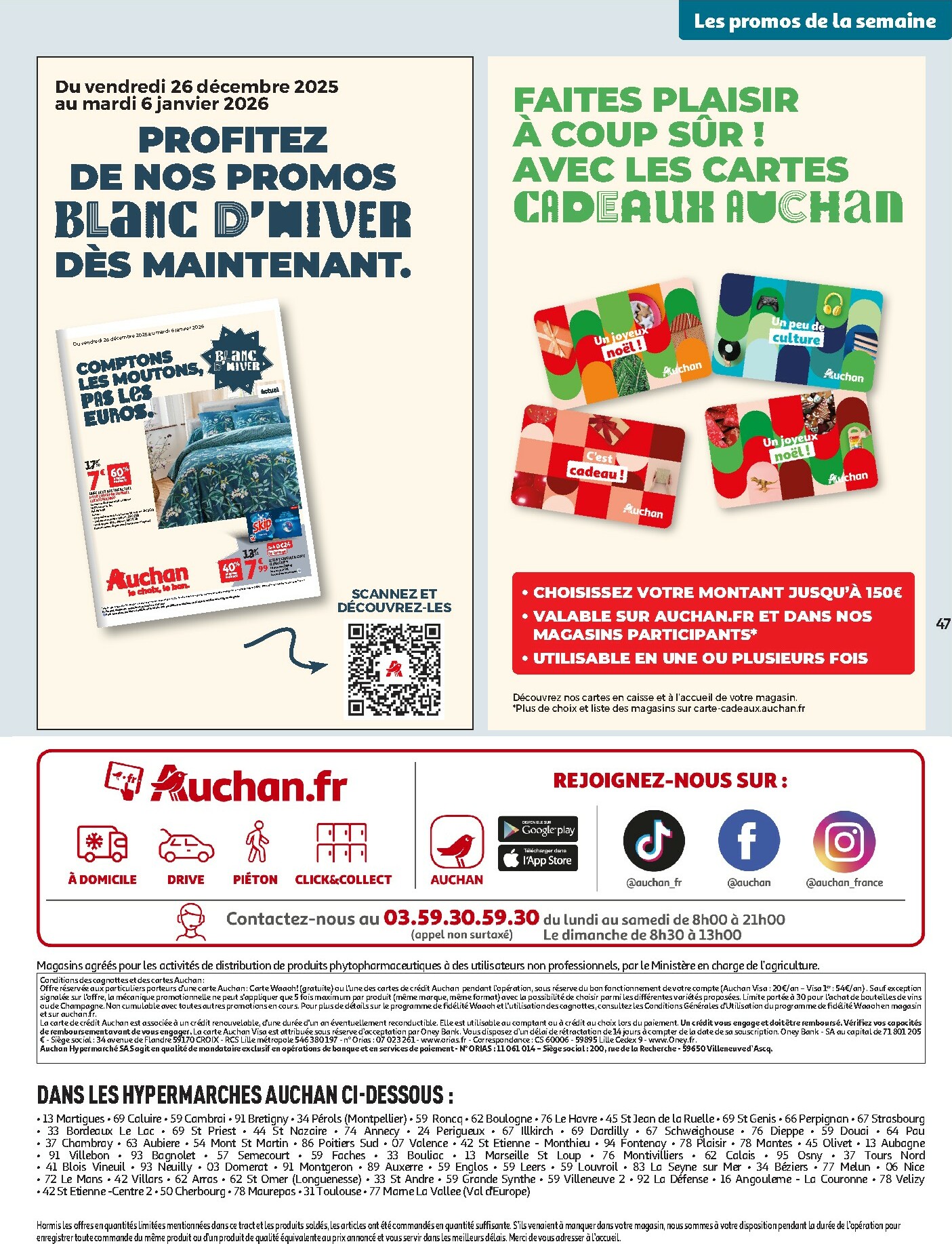 auchan - De Auchan - Tout pour le réveillon folder geldig vanaf 26/12 t/m 04/01 - page: 47