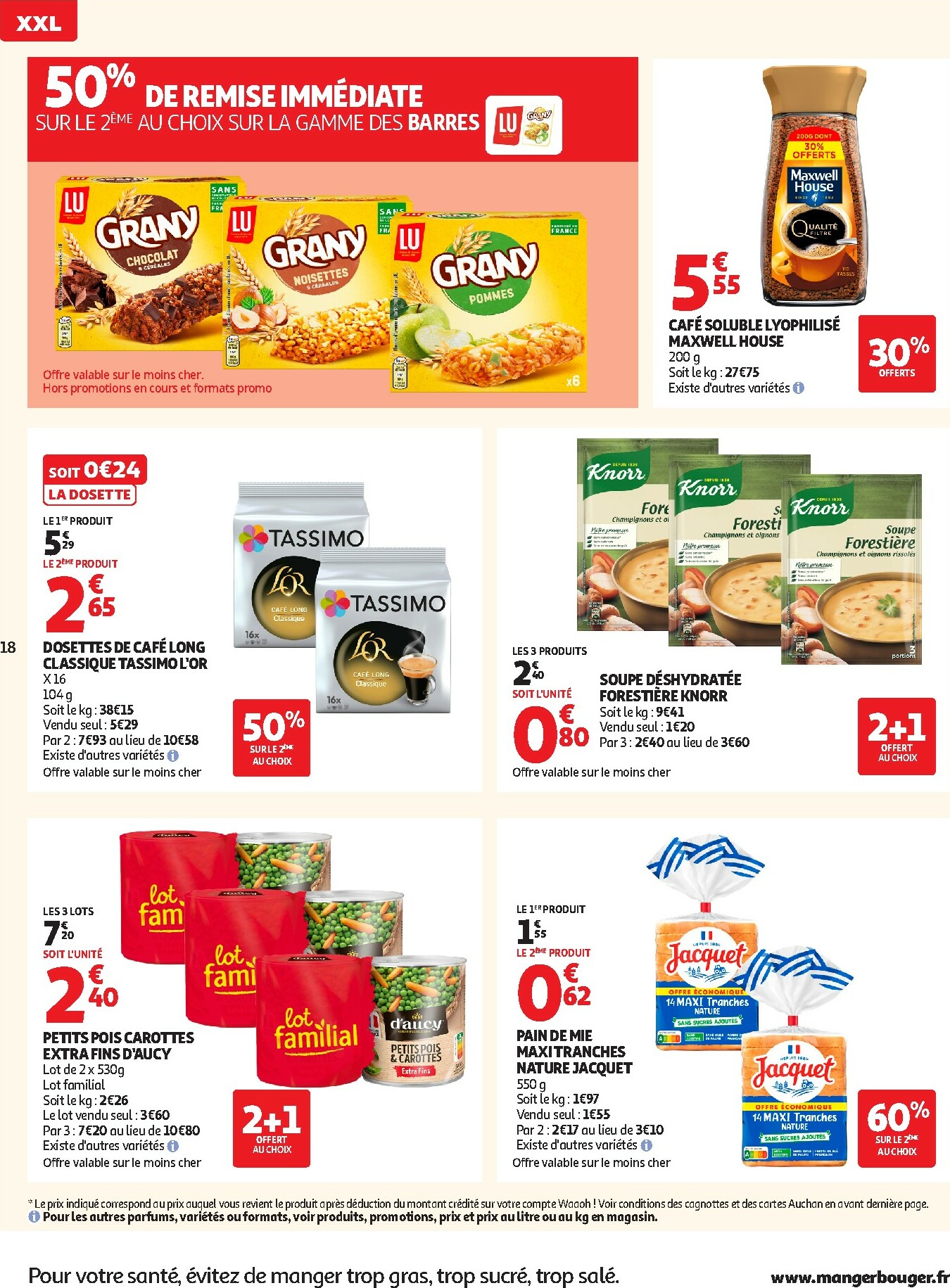 auchan - De Auchan Supermarché - Offres XXL folder geldig vanaf 02/01 t/m 10/01 - page: 18