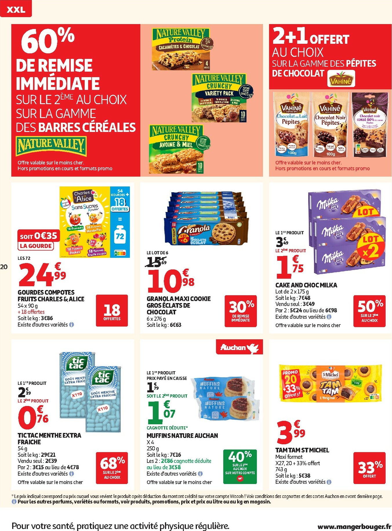 auchan - De Auchan Supermarché - Offres XXL folder geldig vanaf 02/01 t/m 10/01 - page: 20