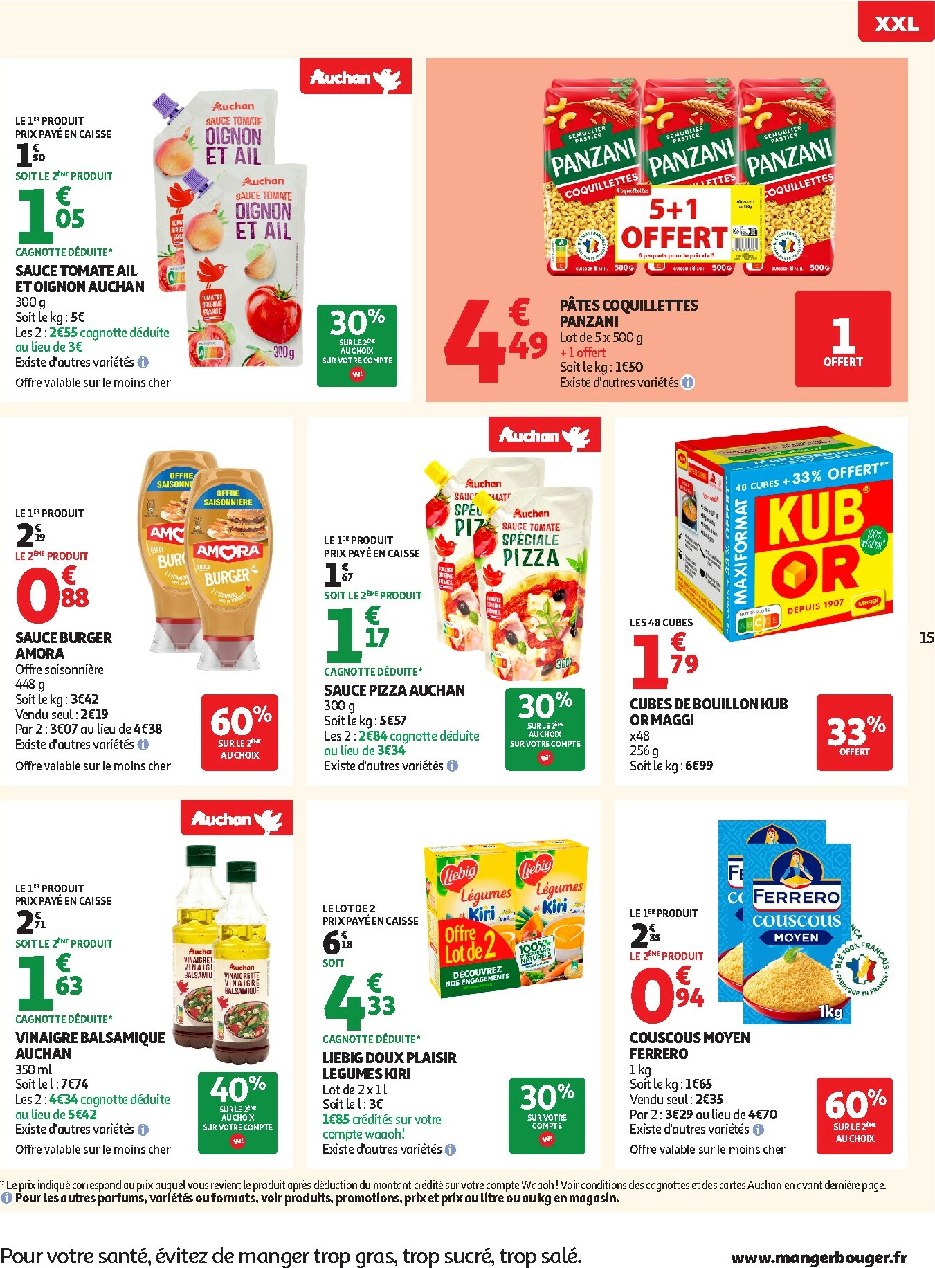 auchan - De Auchan Supermarché - Offres XXL folder geldig vanaf 02/01 t/m 10/01 - page: 15