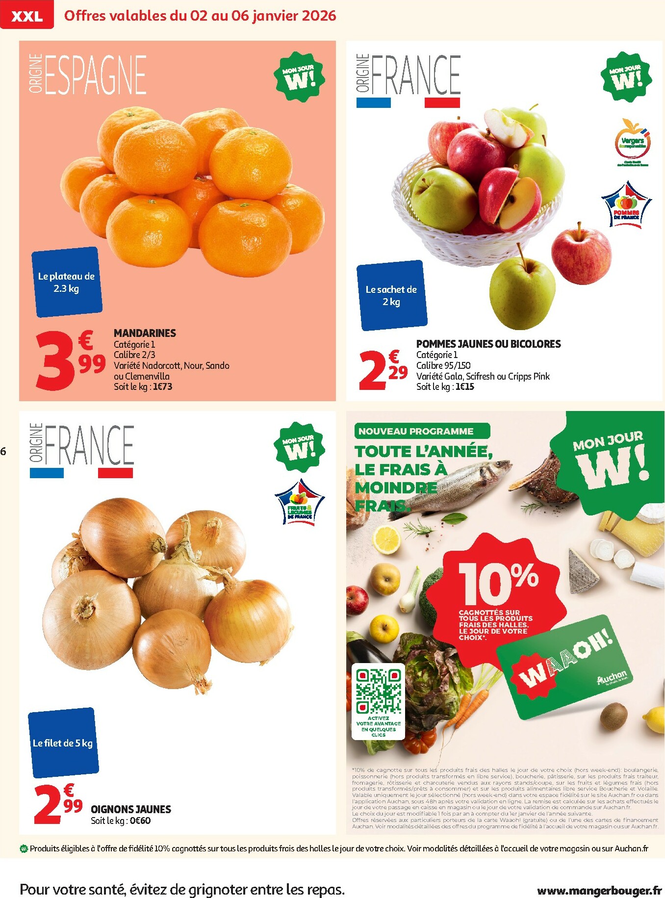 auchan - De Auchan Supermarché - Offres XXL folder geldig vanaf 02/01 t/m 10/01 - page: 6