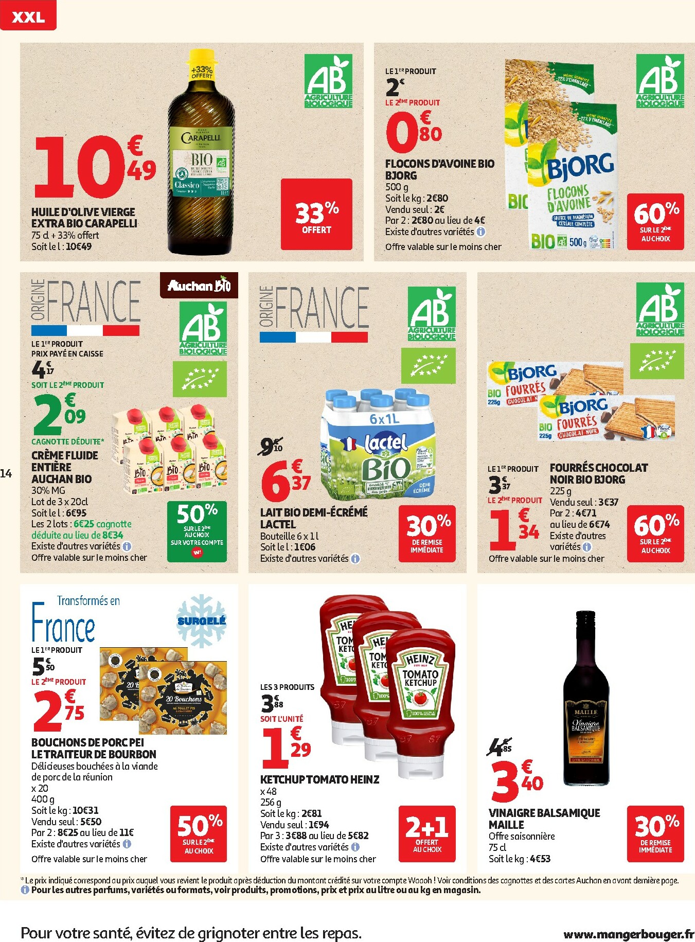 auchan - De Auchan Supermarché - Offres XXL folder geldig vanaf 02/01 t/m 10/01 - page: 14