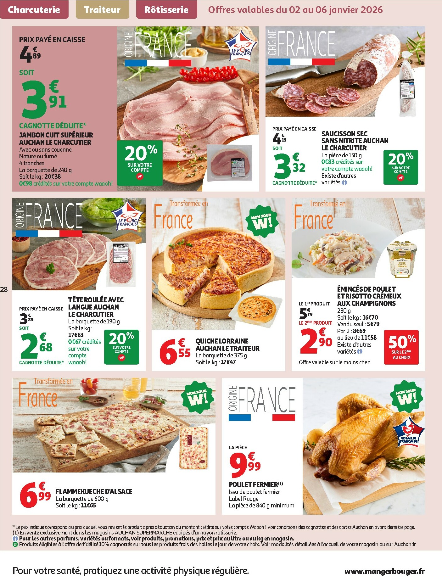 auchan - De Auchan Supermarché - Offres XXL folder geldig vanaf 02/01 t/m 10/01 - page: 28