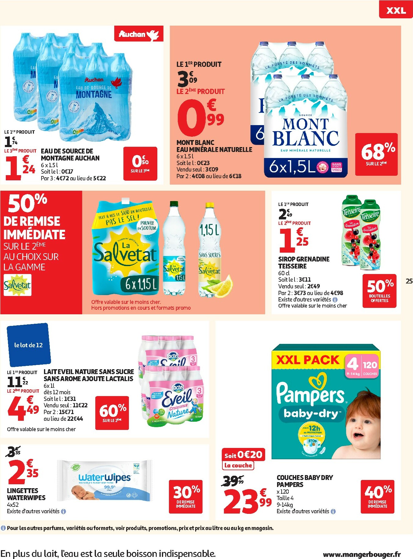 auchan - De Auchan Supermarché - Offres XXL folder geldig vanaf 02/01 t/m 10/01 - page: 25