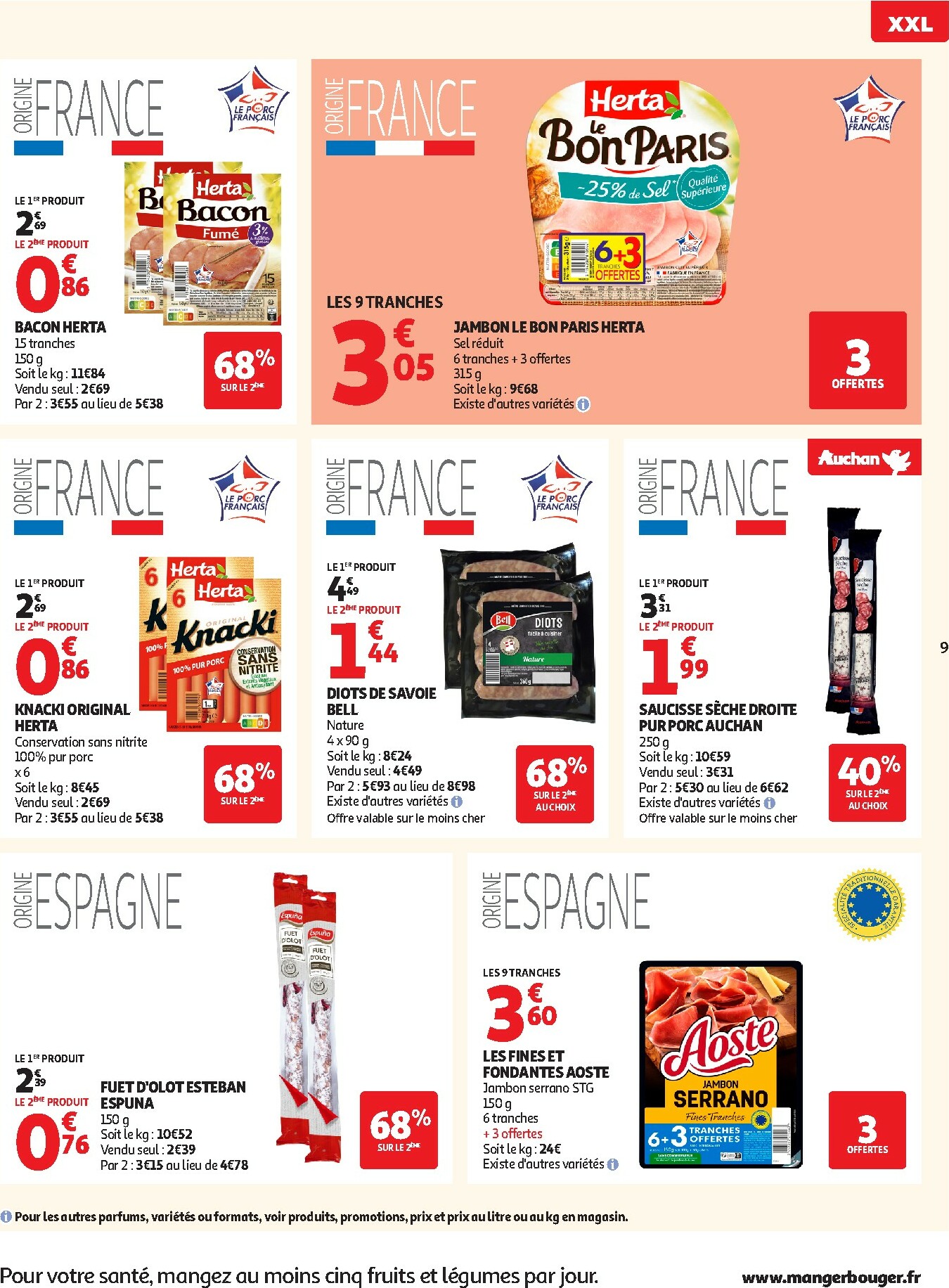 auchan - De Auchan Supermarché - Offres XXL folder geldig vanaf 02/01 t/m 10/01 - page: 9
