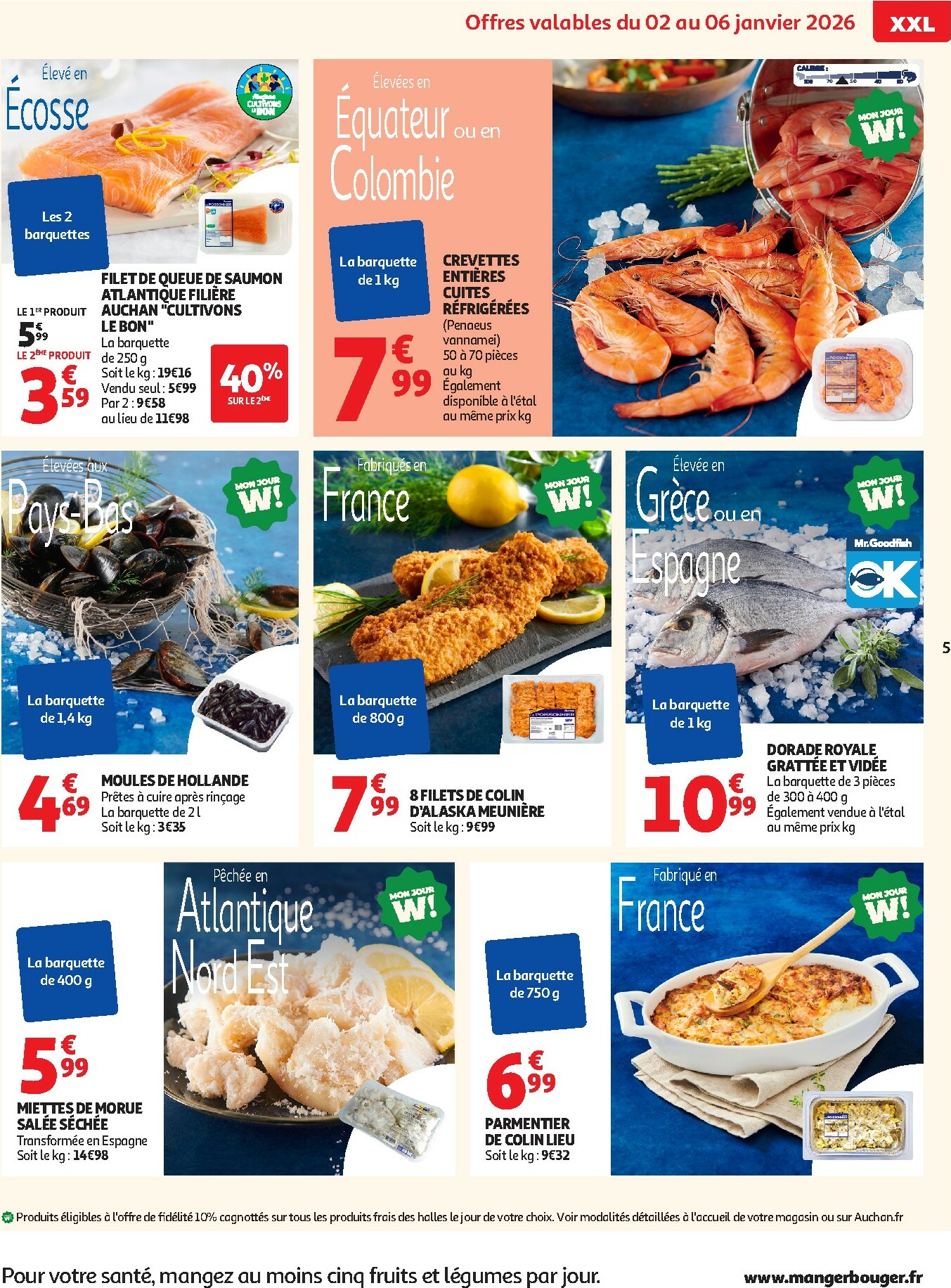 auchan - De Auchan Supermarché - Offres XXL folder geldig vanaf 02/01 t/m 10/01 - page: 5