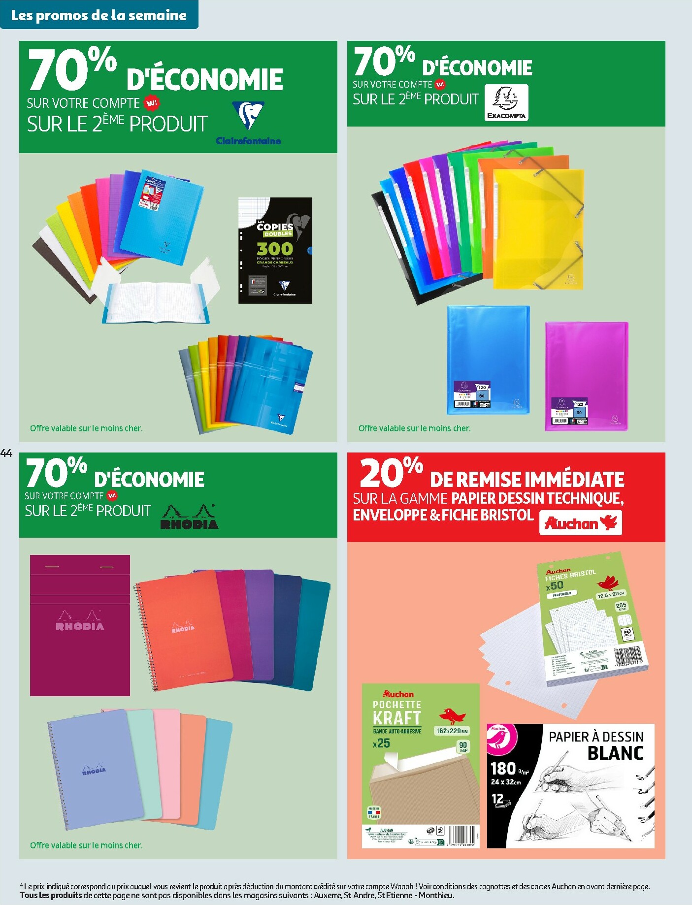 auchan - De Auchan - Bonnes résolutions en XXL folder geldig vanaf 02/01 t/m 11/01 - page: 44