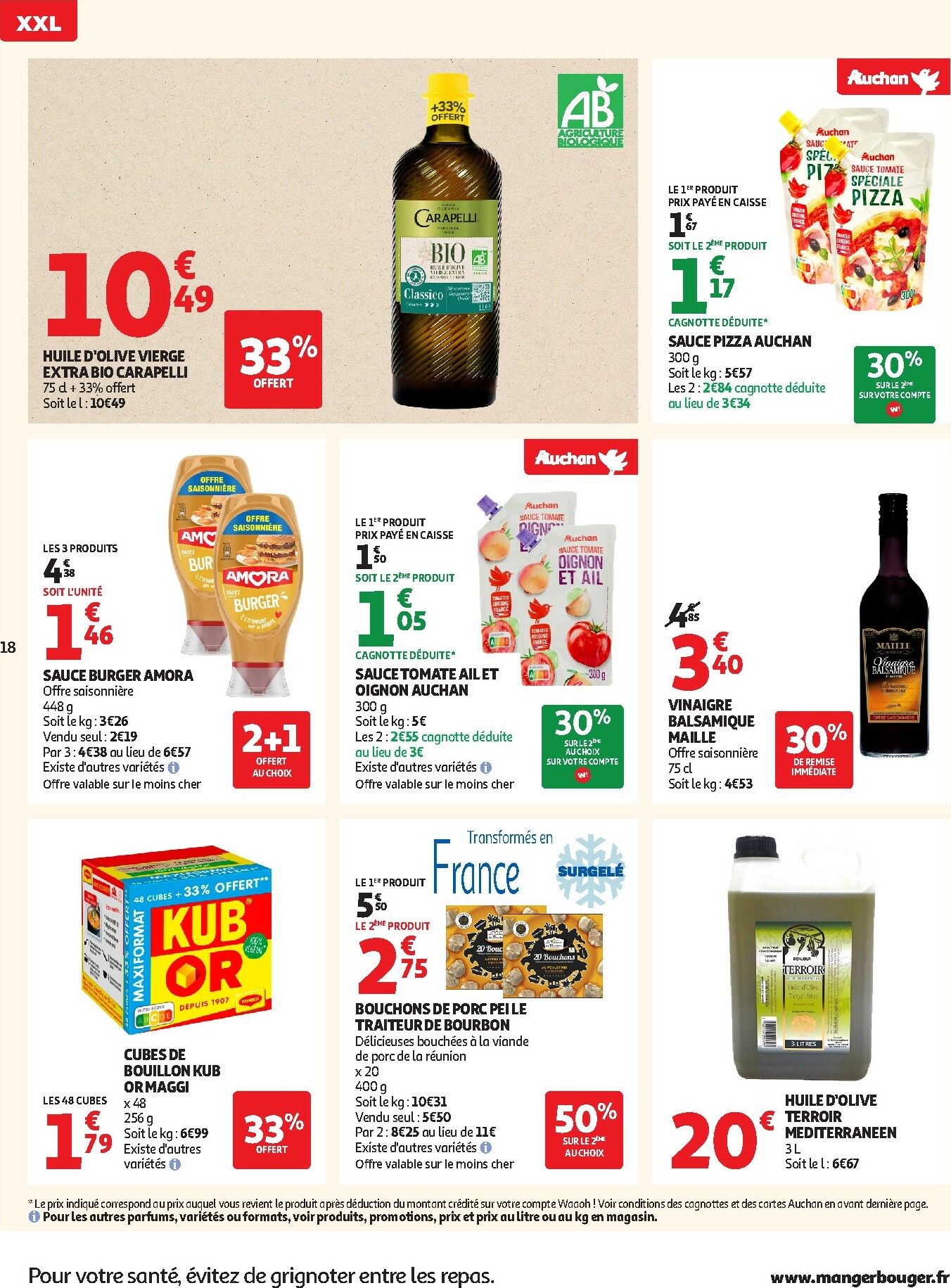 auchan - De Auchan - Bonnes résolutions en XXL folder geldig vanaf 02/01 t/m 11/01 - page: 18