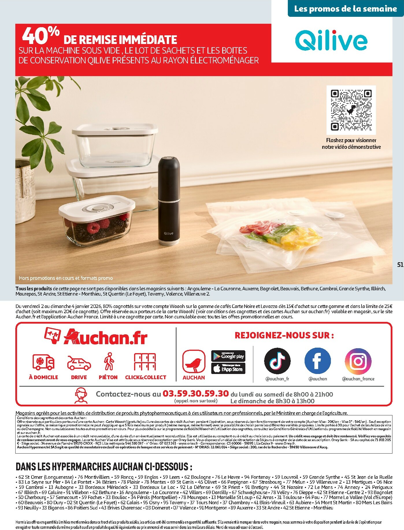 auchan - De Auchan - Bonnes résolutions en XXL folder geldig vanaf 02/01 t/m 11/01 - page: 51
