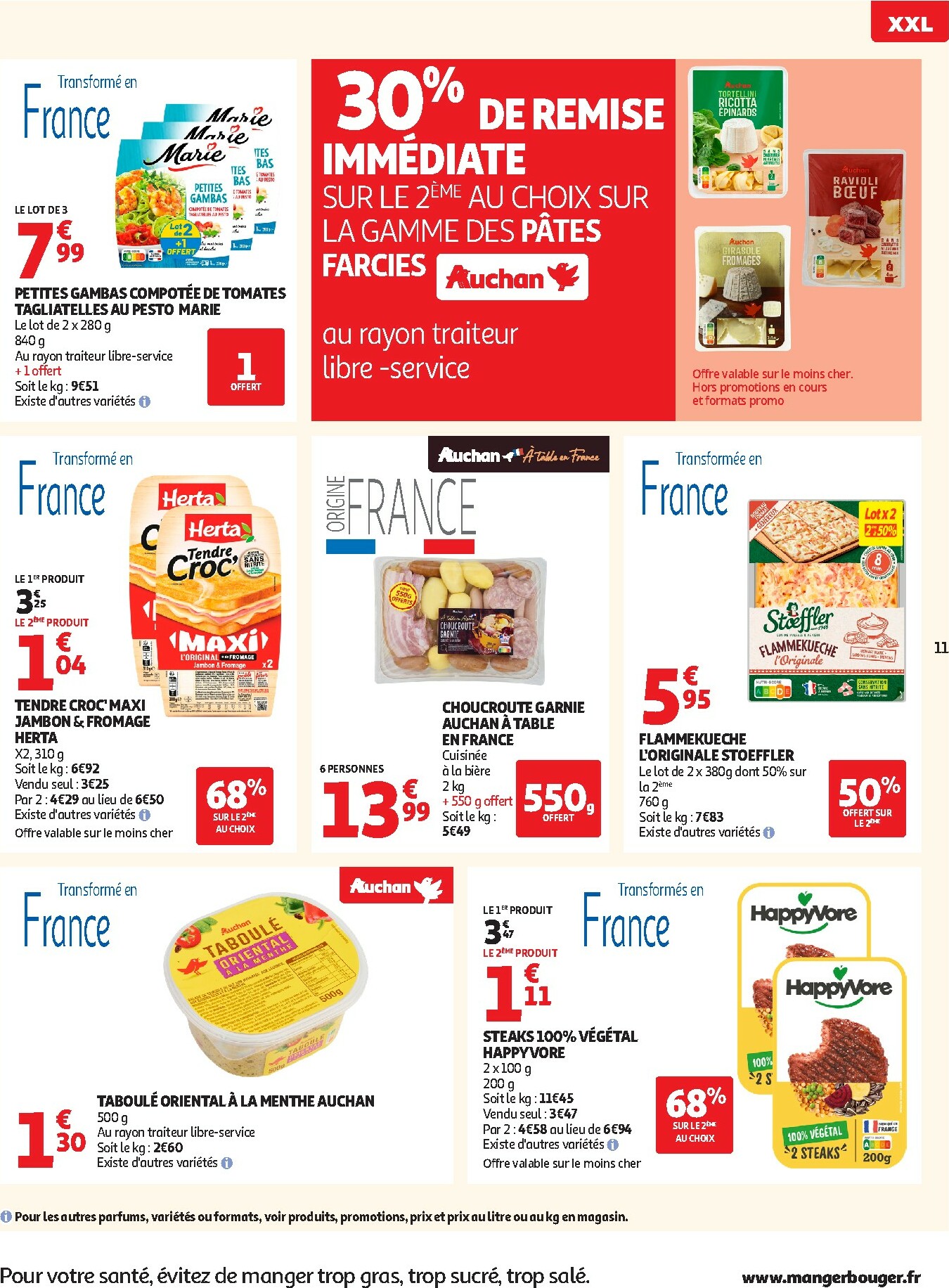 auchan - De Auchan - Bonnes résolutions en XXL folder geldig vanaf 02/01 t/m 11/01 - page: 11
