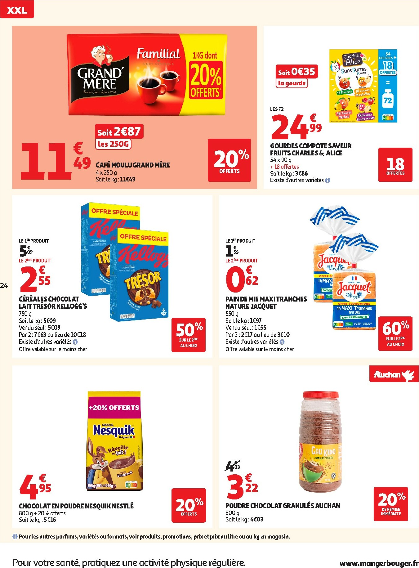 auchan - De Auchan - Bonnes résolutions en XXL folder geldig vanaf 02/01 t/m 11/01 - page: 24