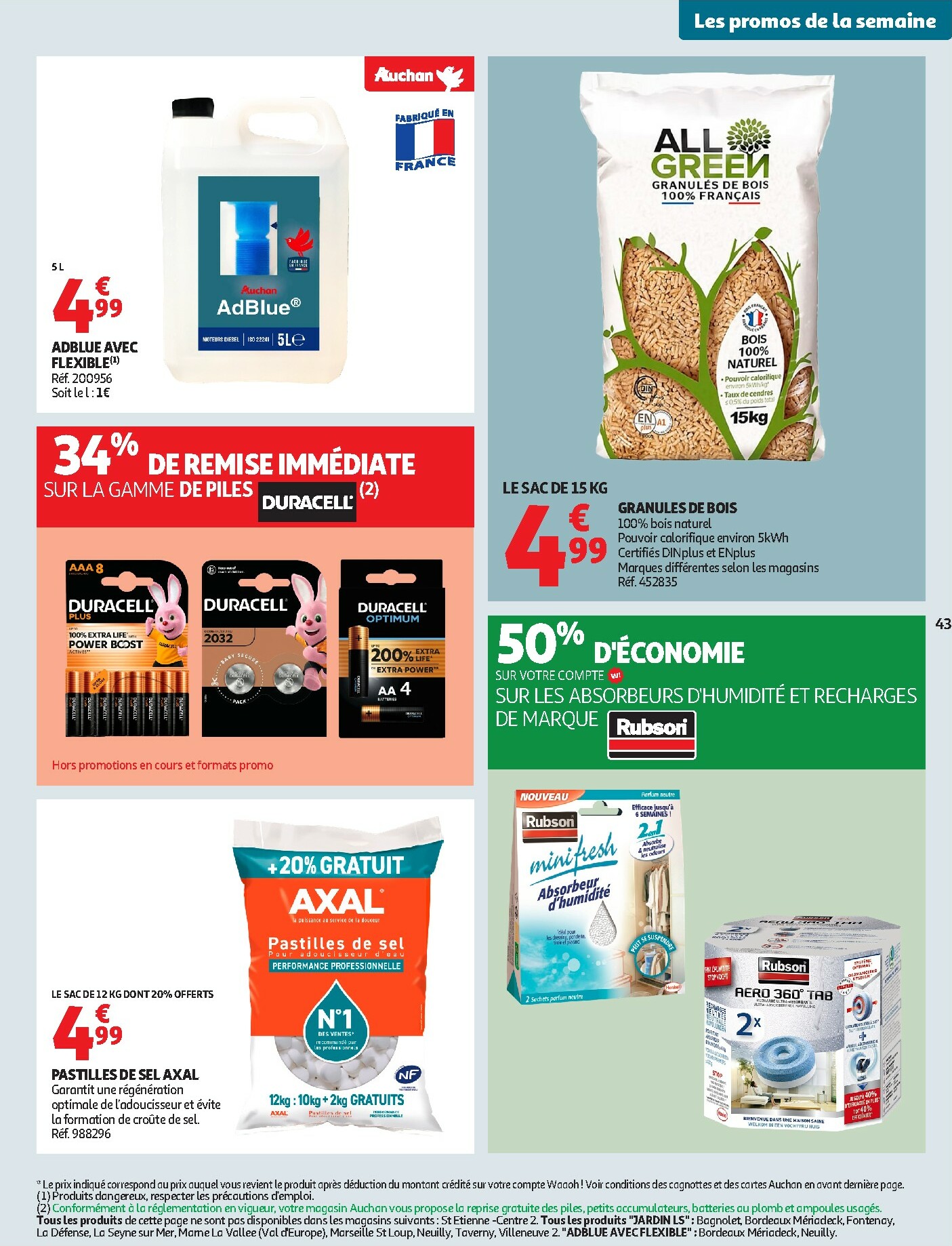 auchan - De Auchan - Bonnes résolutions en XXL folder geldig vanaf 02/01 t/m 11/01 - page: 43