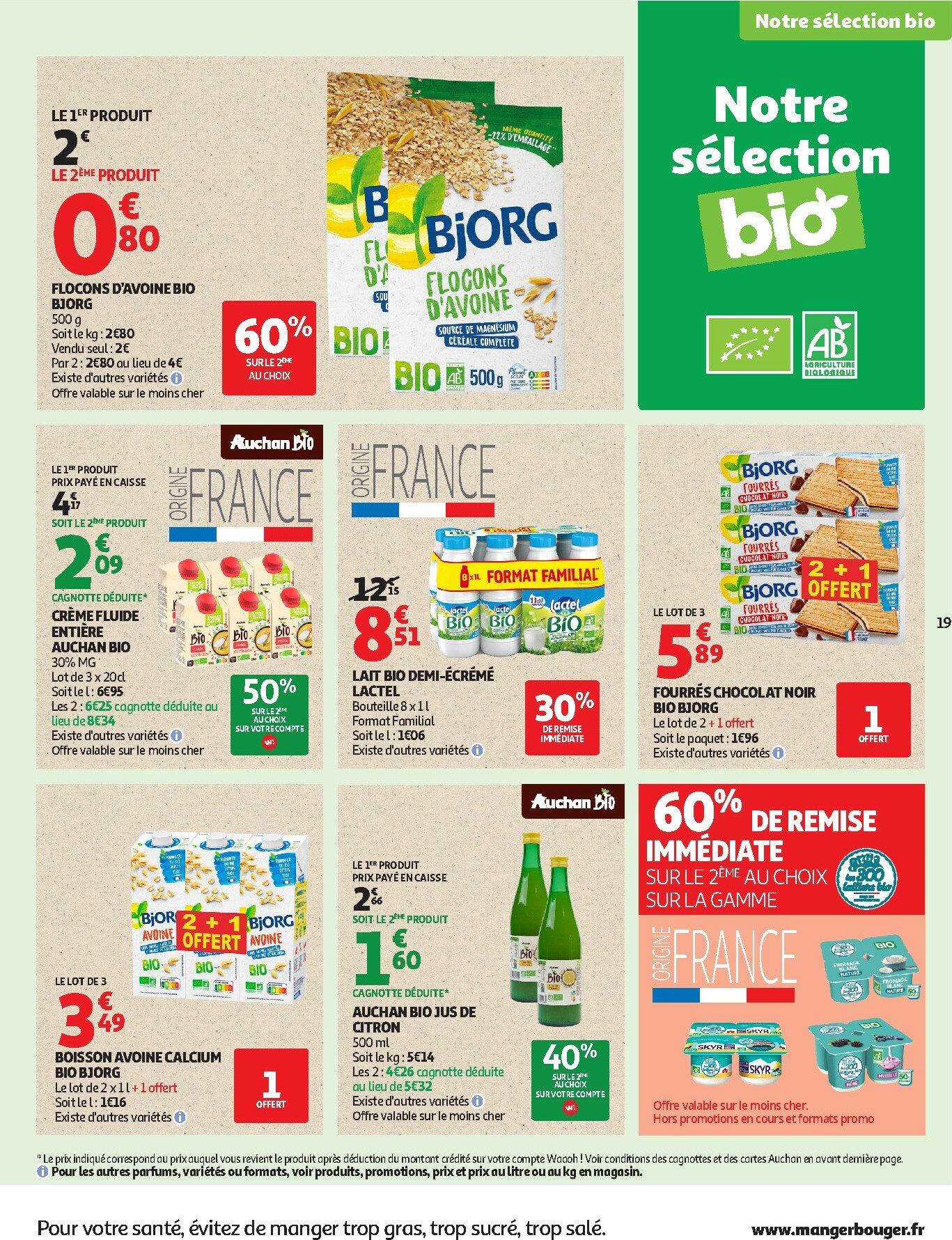 auchan - De Auchan - Bonnes résolutions en XXL folder geldig vanaf 02/01 t/m 11/01 - page: 19
