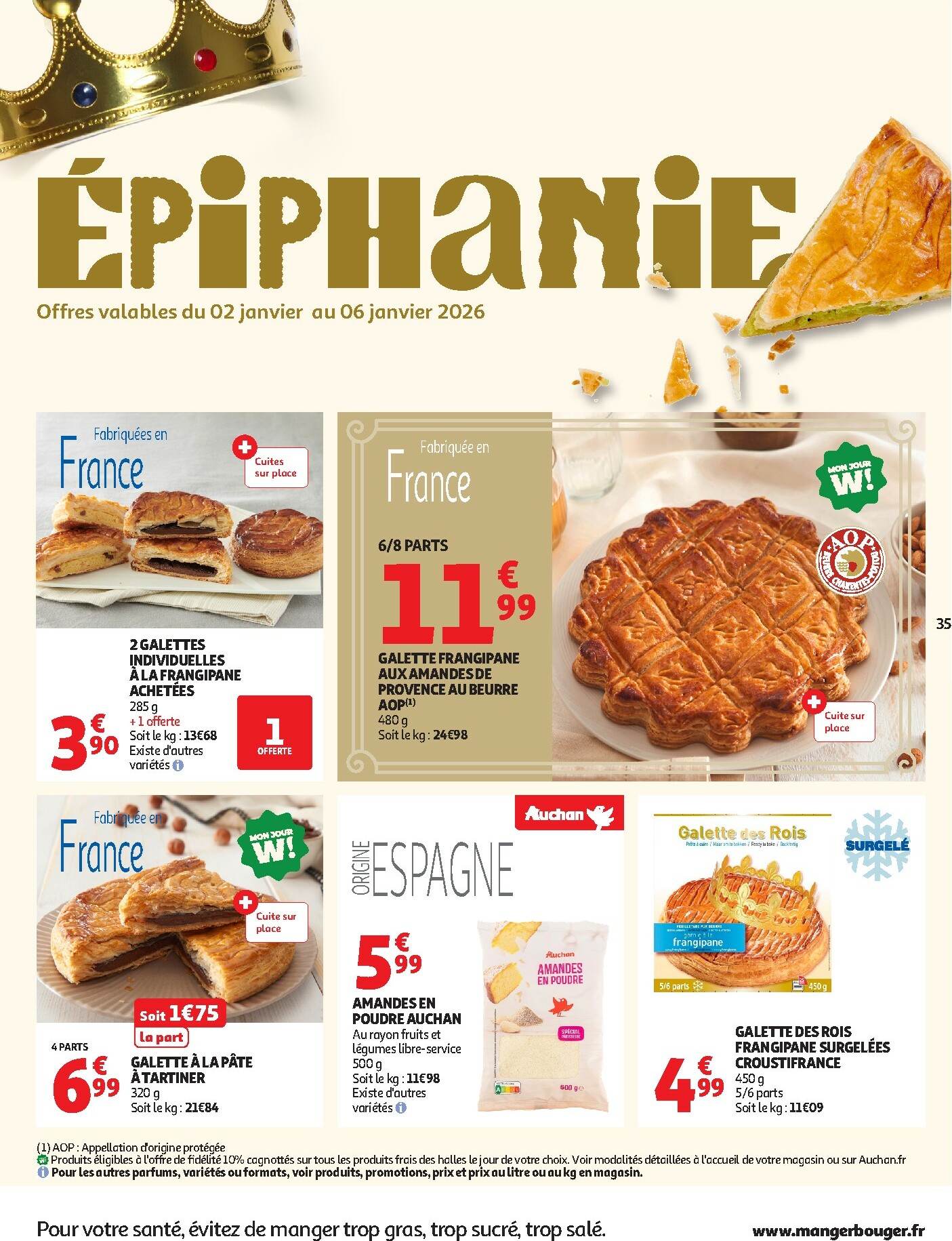 auchan - De Auchan - Bonnes résolutions en XXL folder geldig vanaf 02/01 t/m 11/01 - page: 35