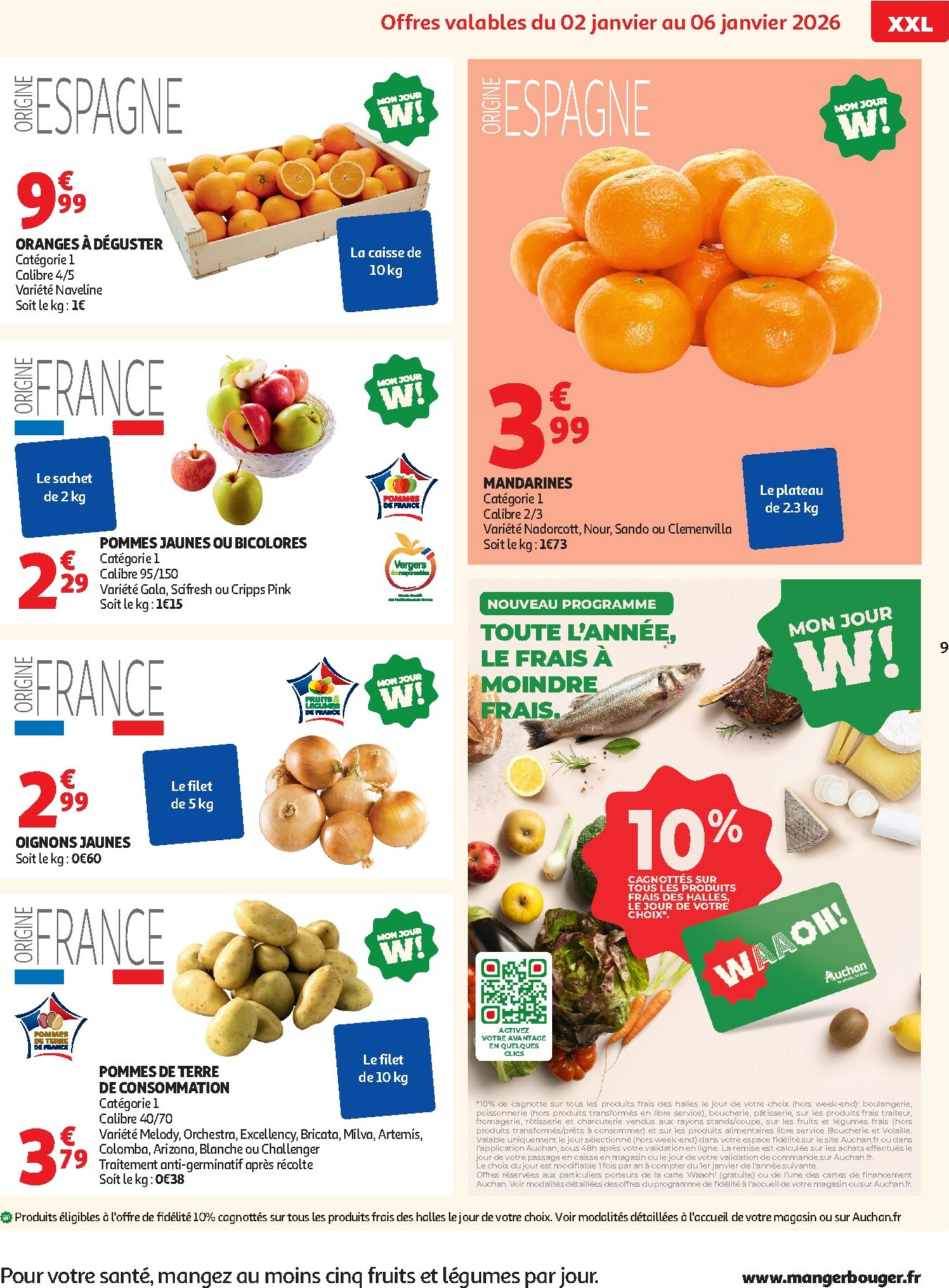 auchan - De Auchan - Bonnes résolutions en XXL folder geldig vanaf 02/01 t/m 11/01 - page: 9