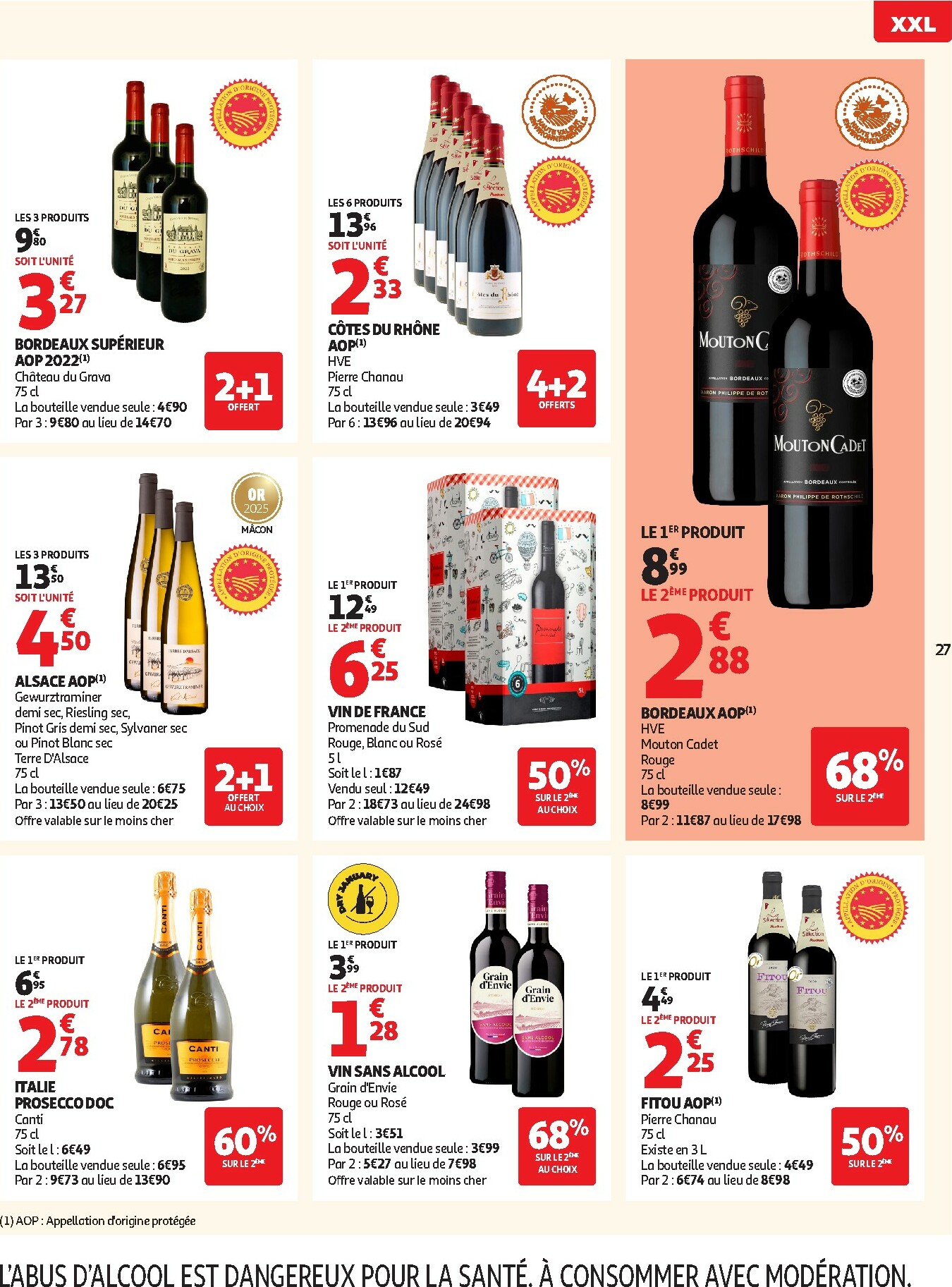 auchan - De Auchan - Bonnes résolutions en XXL folder geldig vanaf 02/01 t/m 11/01 - page: 27