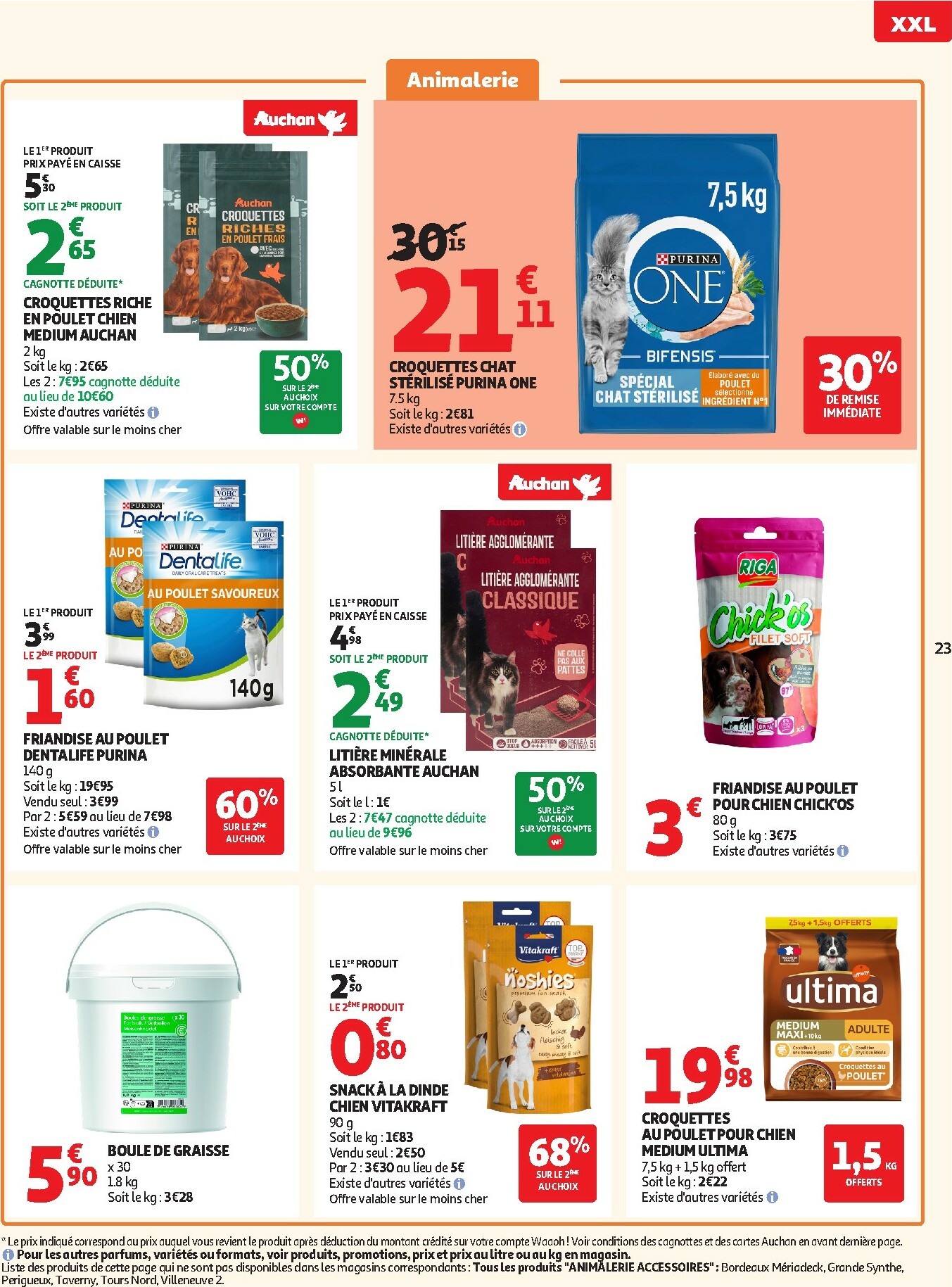 auchan - De Auchan - Bonnes résolutions en XXL folder geldig vanaf 02/01 t/m 11/01 - page: 23
