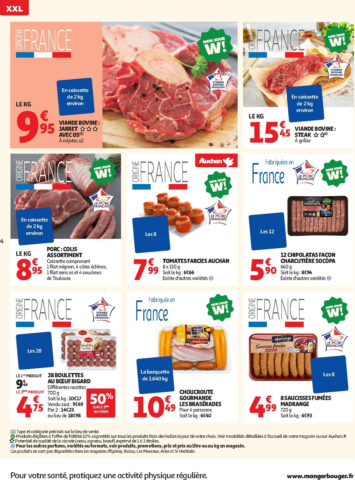 auchan - De Auchan - Bonnes résolutions en XXL folder geldig vanaf 02/01 t/m 11/01 - page: 4