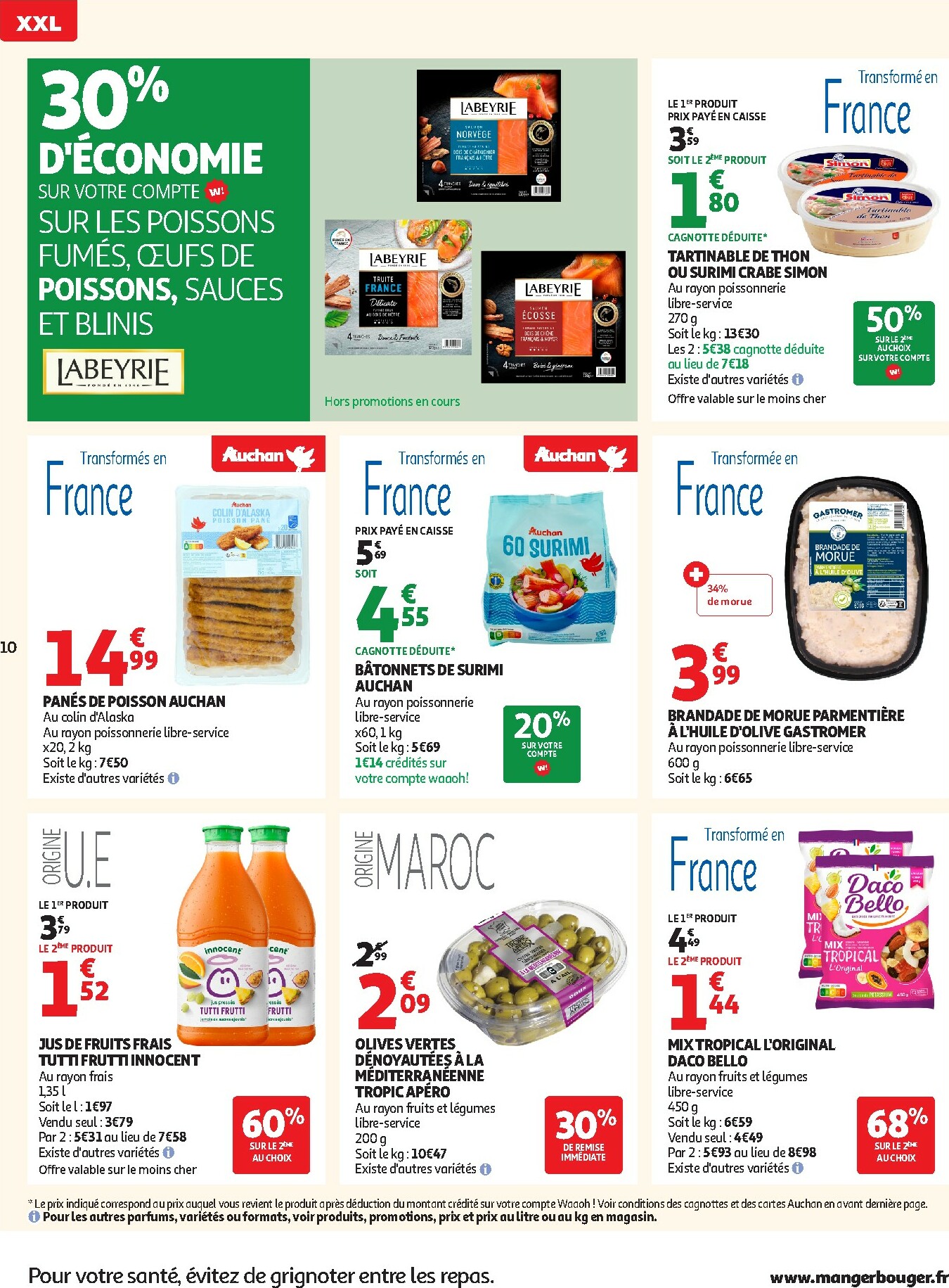 auchan - De Auchan - Bonnes résolutions en XXL folder geldig vanaf 02/01 t/m 11/01 - page: 10