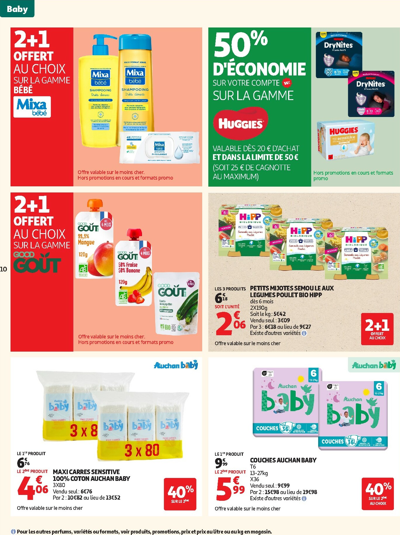 auchan - De Auchan Supermarché - Frais, bon moins cher folder geldig vanaf 06/01 t/m 10/01 - page: 10