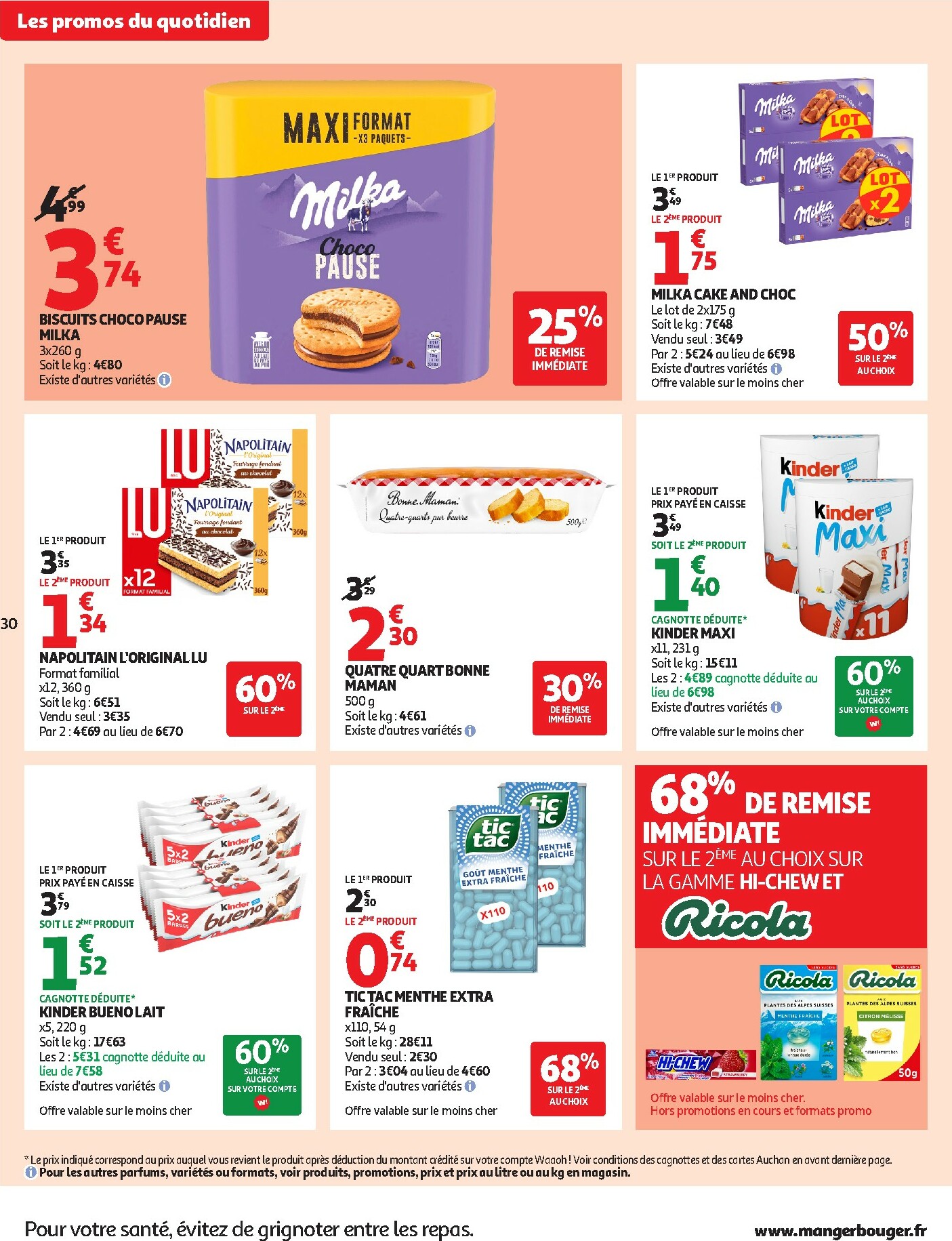 auchan - De Auchan - Tout pour votre bébé folder geldig vanaf 06/01 t/m 18/01 - page: 30