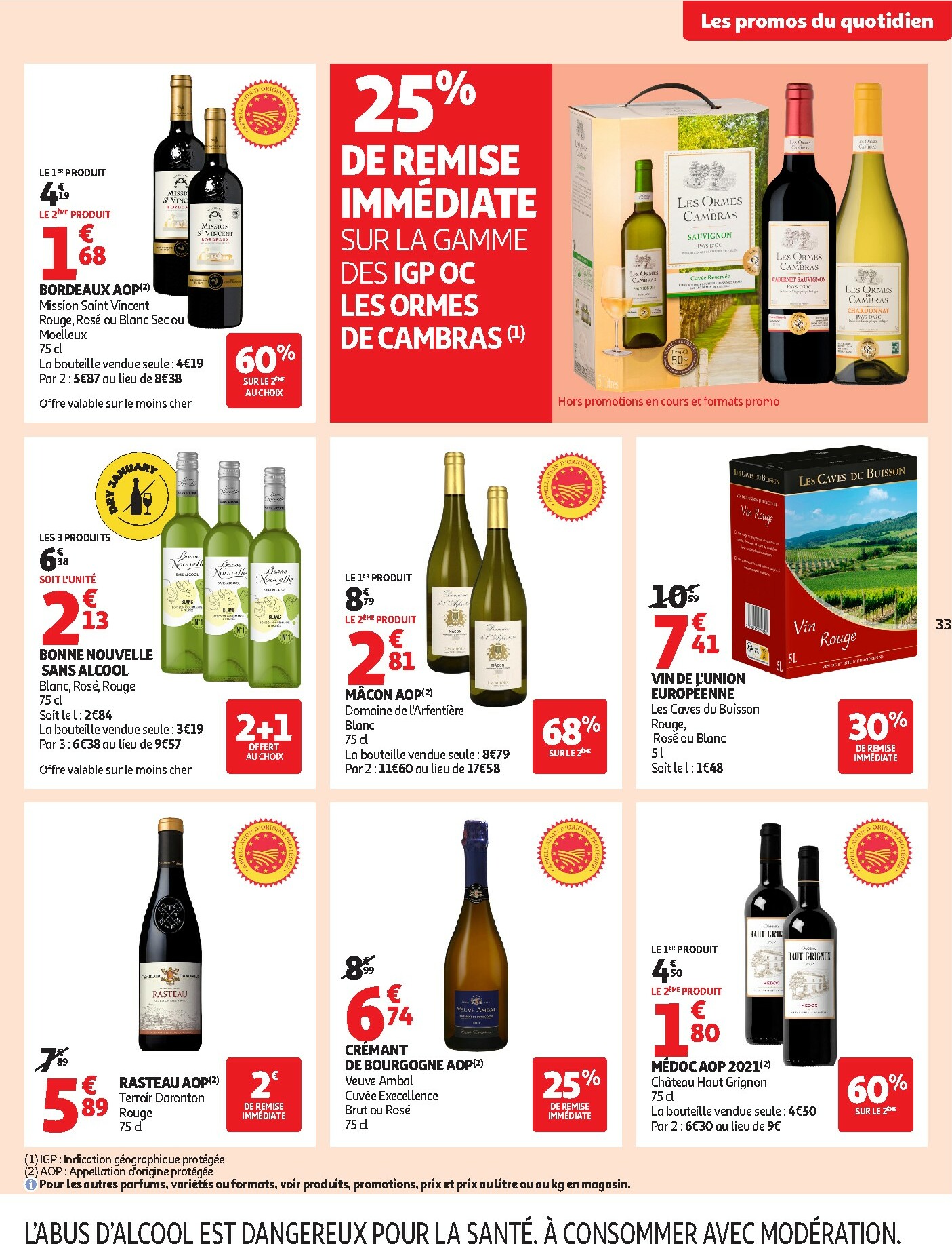 auchan - De Auchan - Tout pour votre bébé folder geldig vanaf 06/01 t/m 18/01 - page: 33